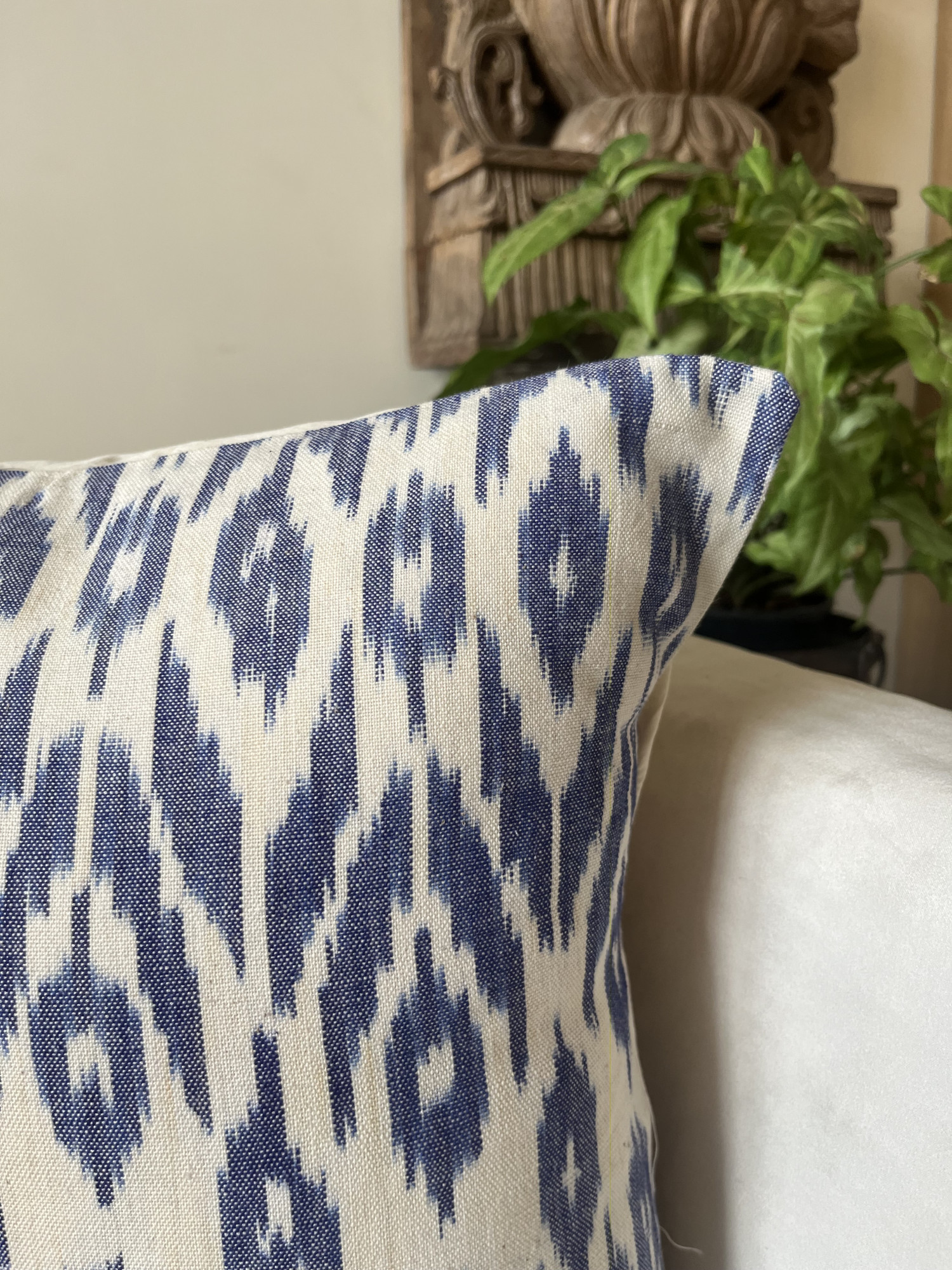 Ikat cushion cover 16 x 16 inches