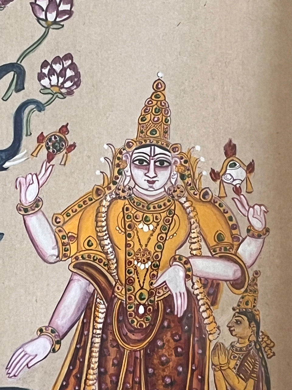 Company painting - Gajendra Moksha