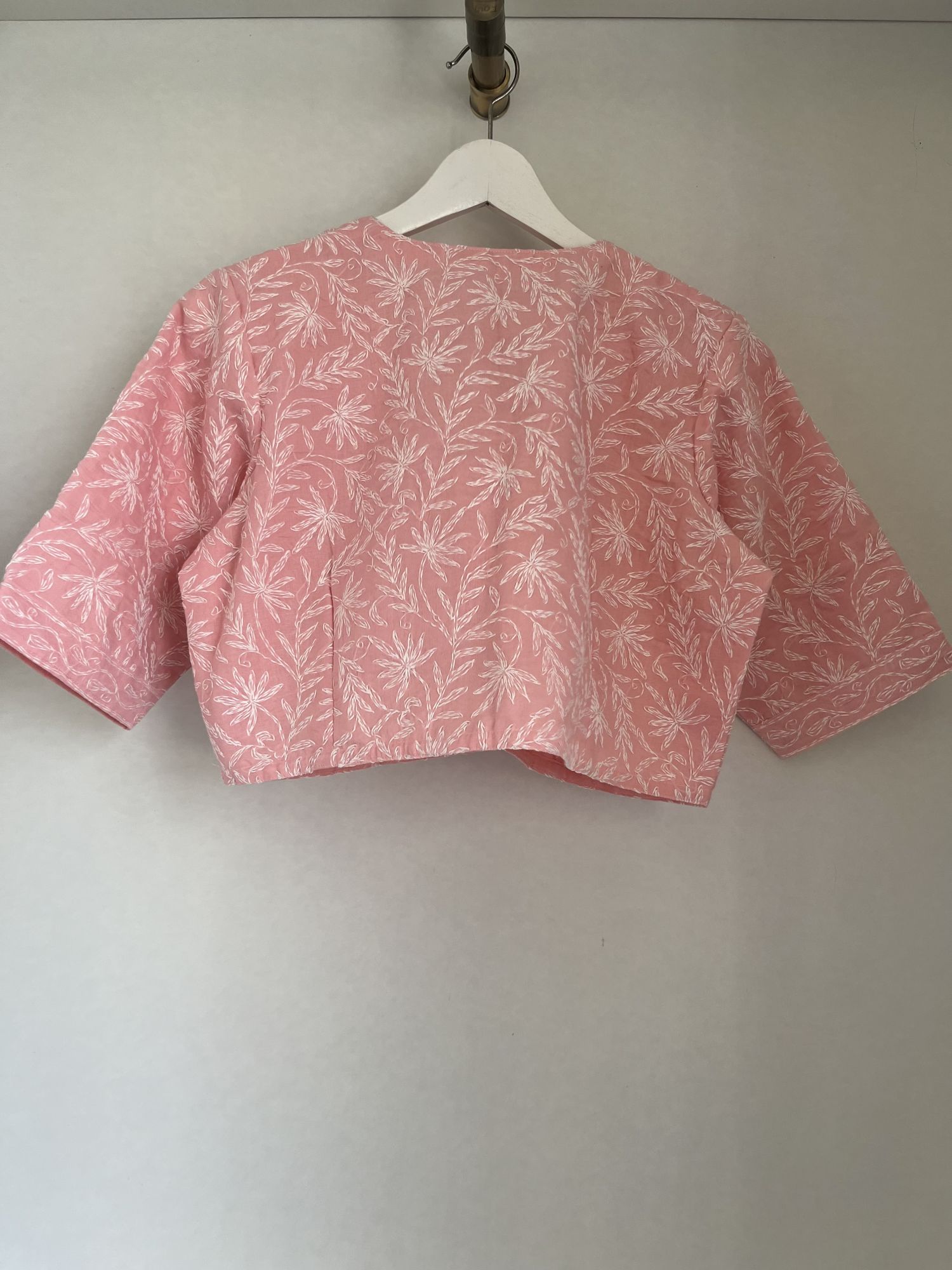 Chikankari saree blouse LXL
