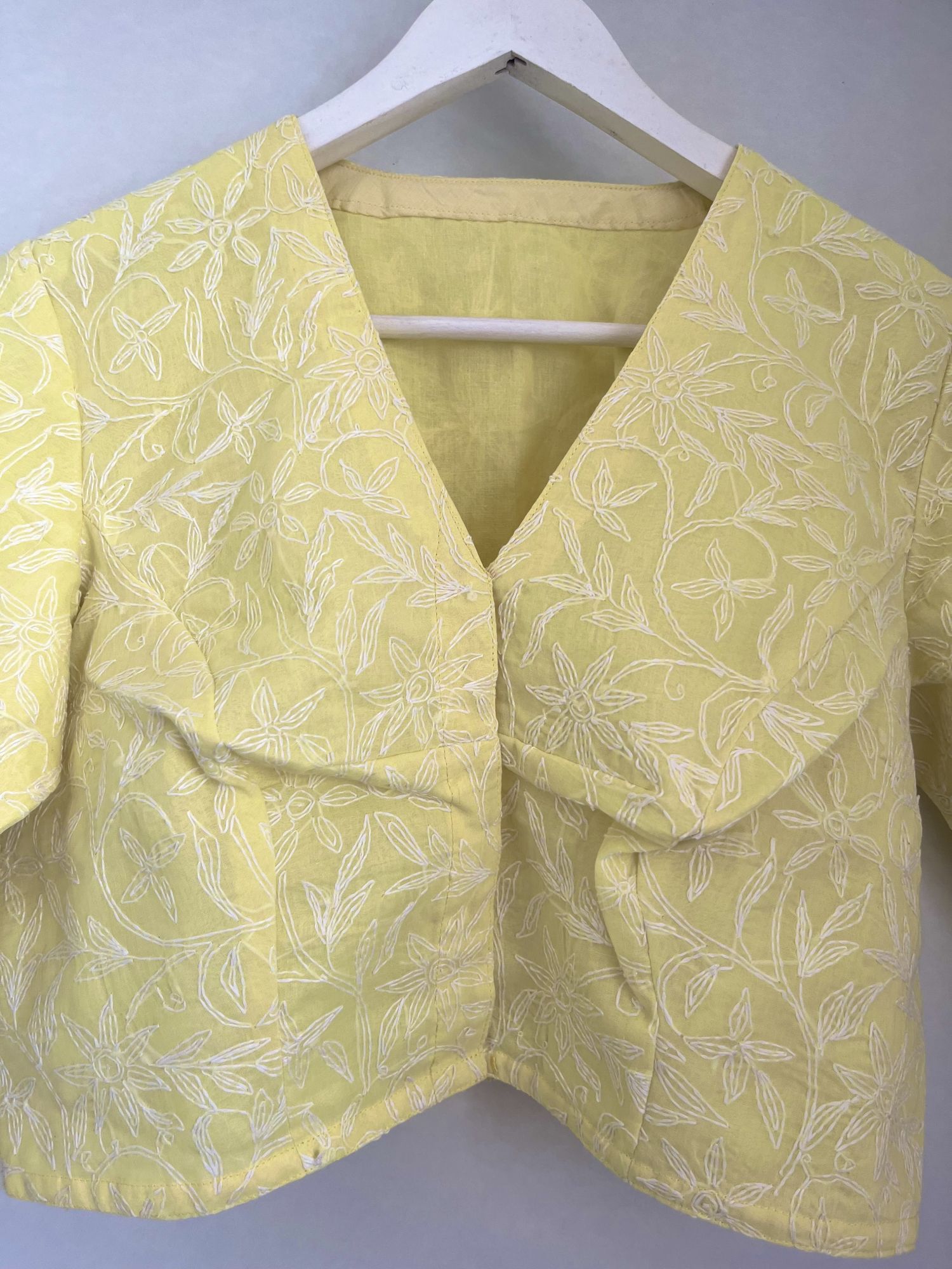 Chikankari saree blouse LXL