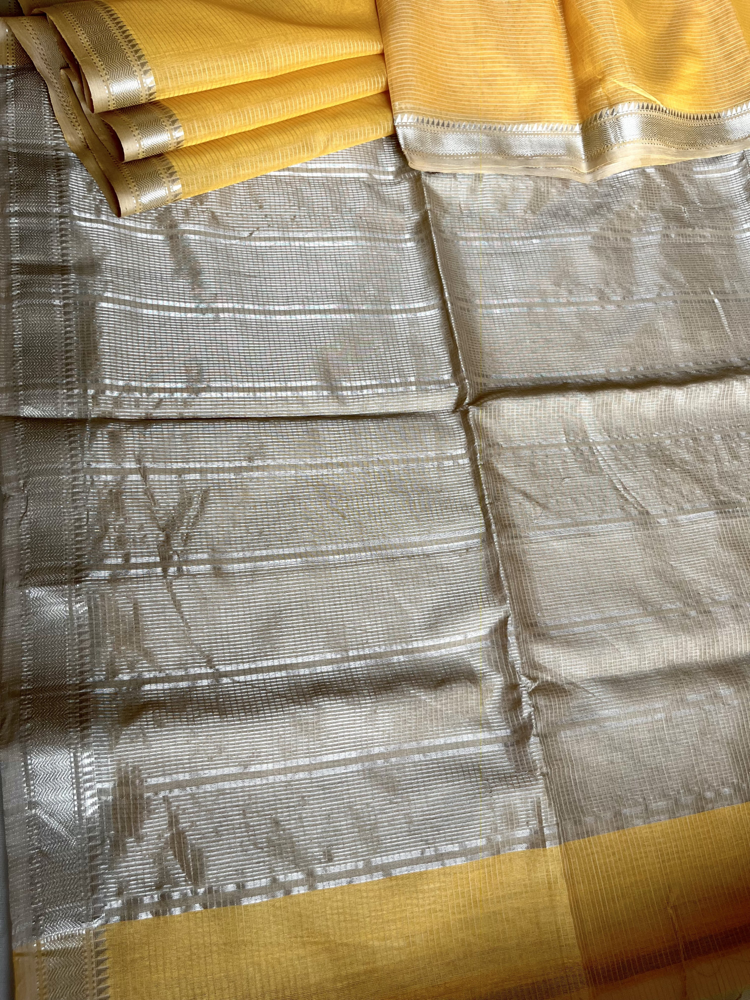 Maheshwari cotton-silk handloom saree