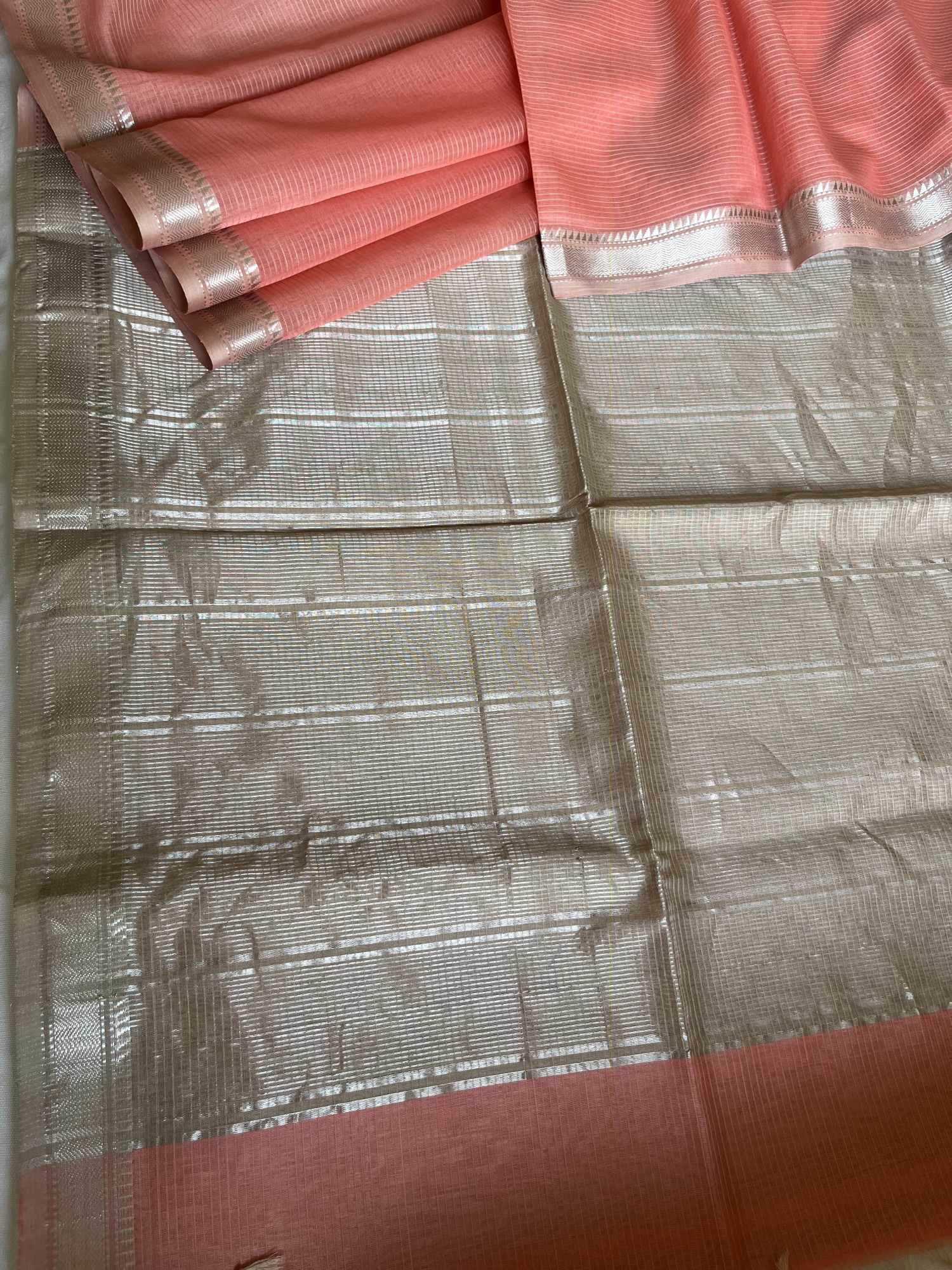 Maheshwari cotton-silk handloom saree