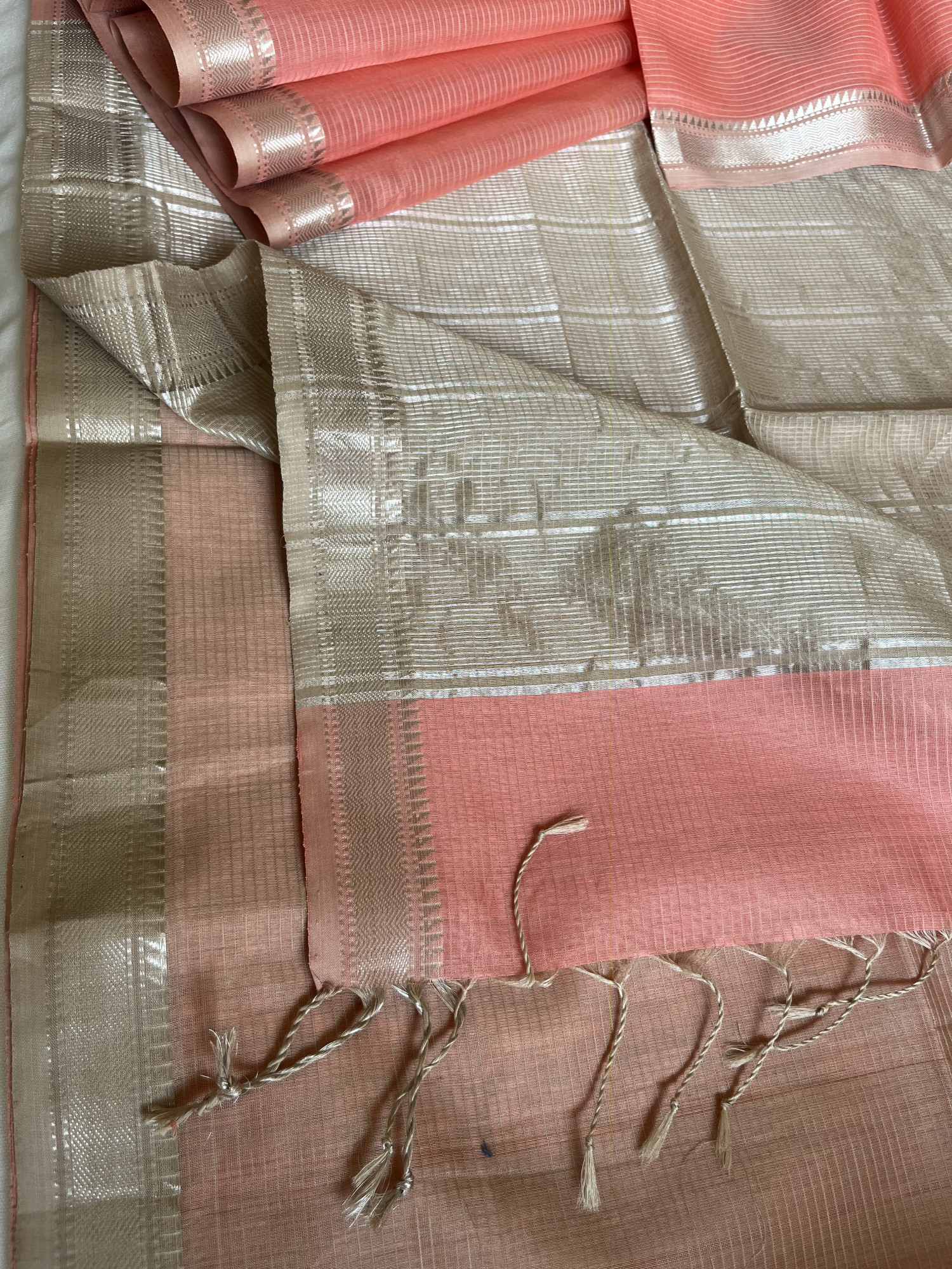Maheshwari cotton-silk handloom saree
