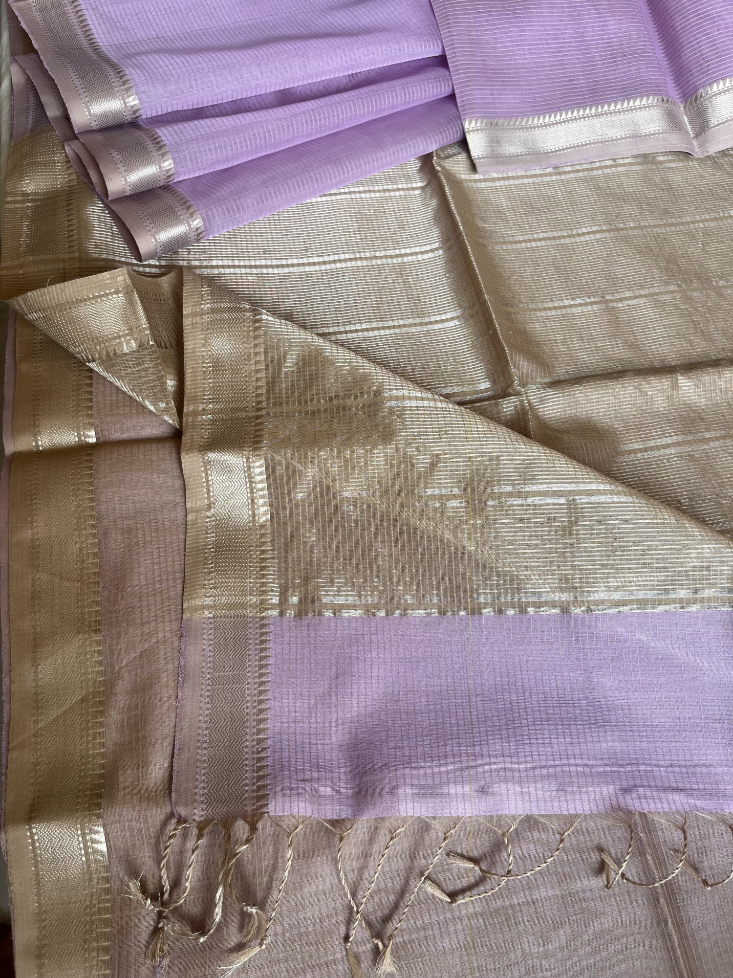 Maheshwari cotton-silk handloom saree