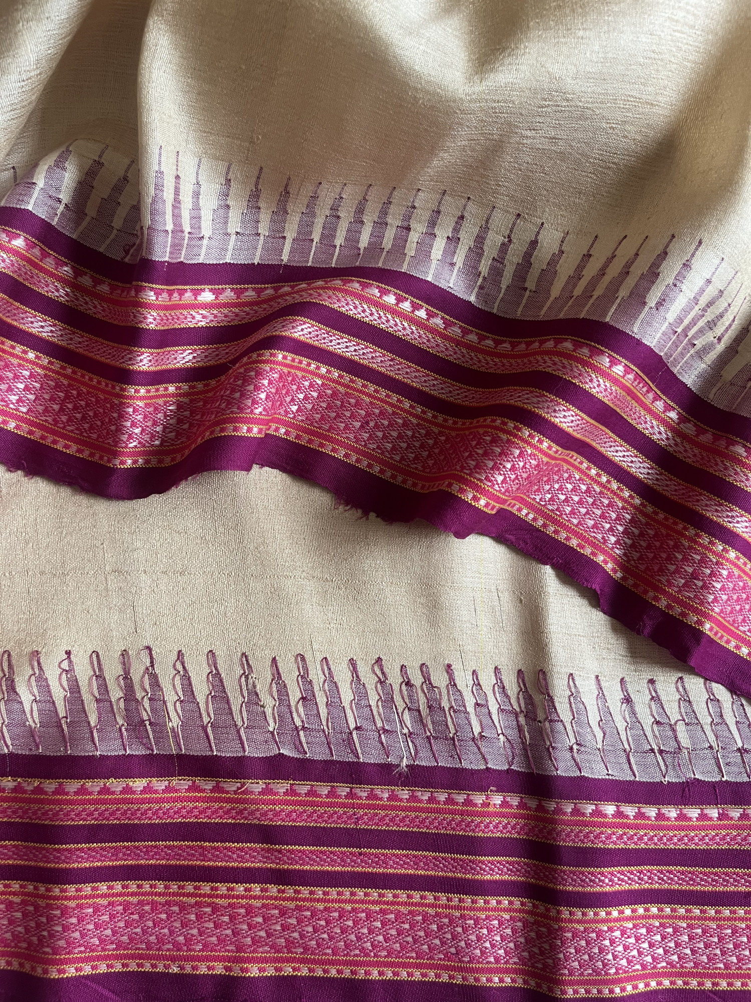 Vidarbha Tussar handloom saree