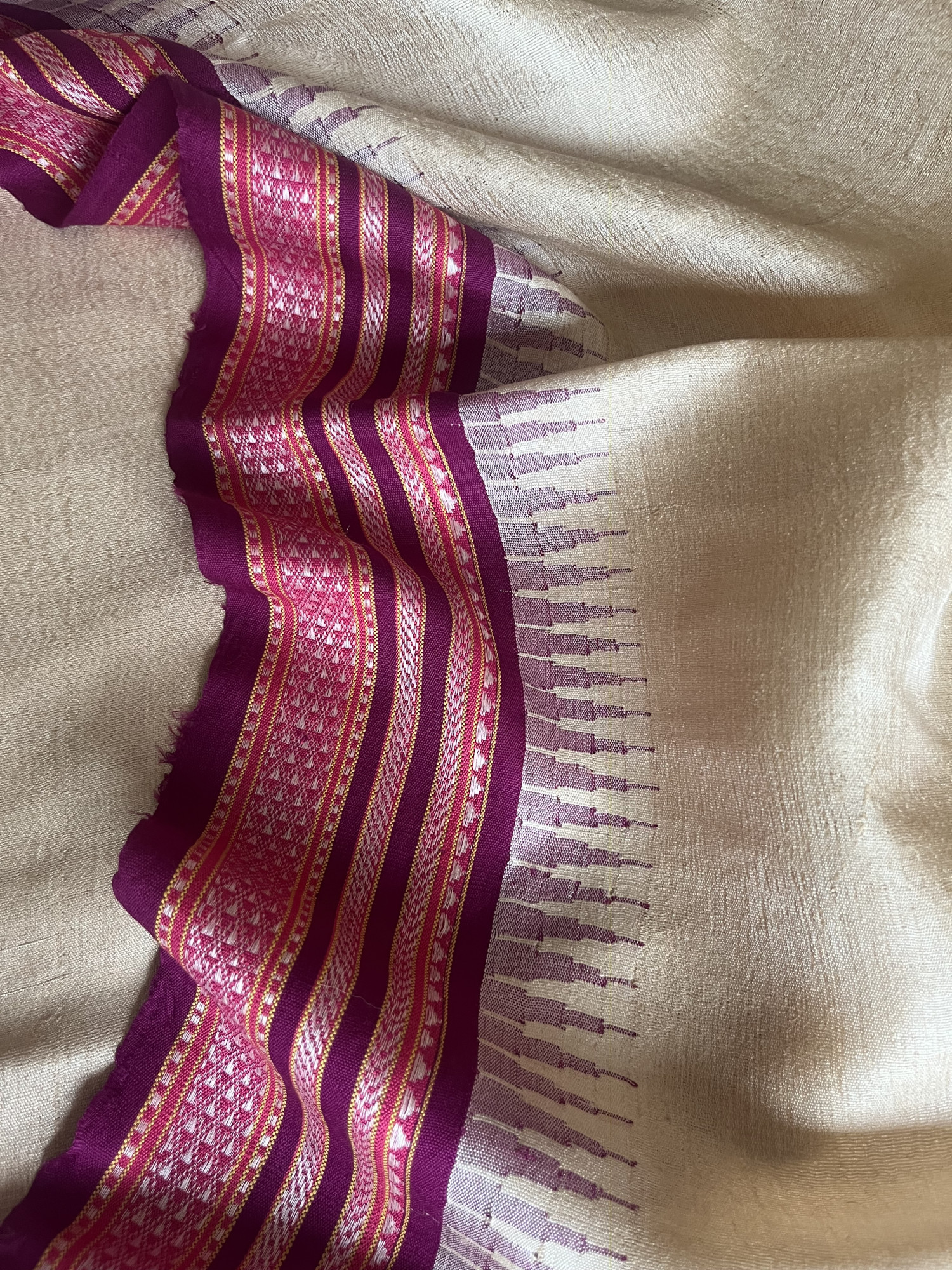 Vidarbha Tussar handloom saree