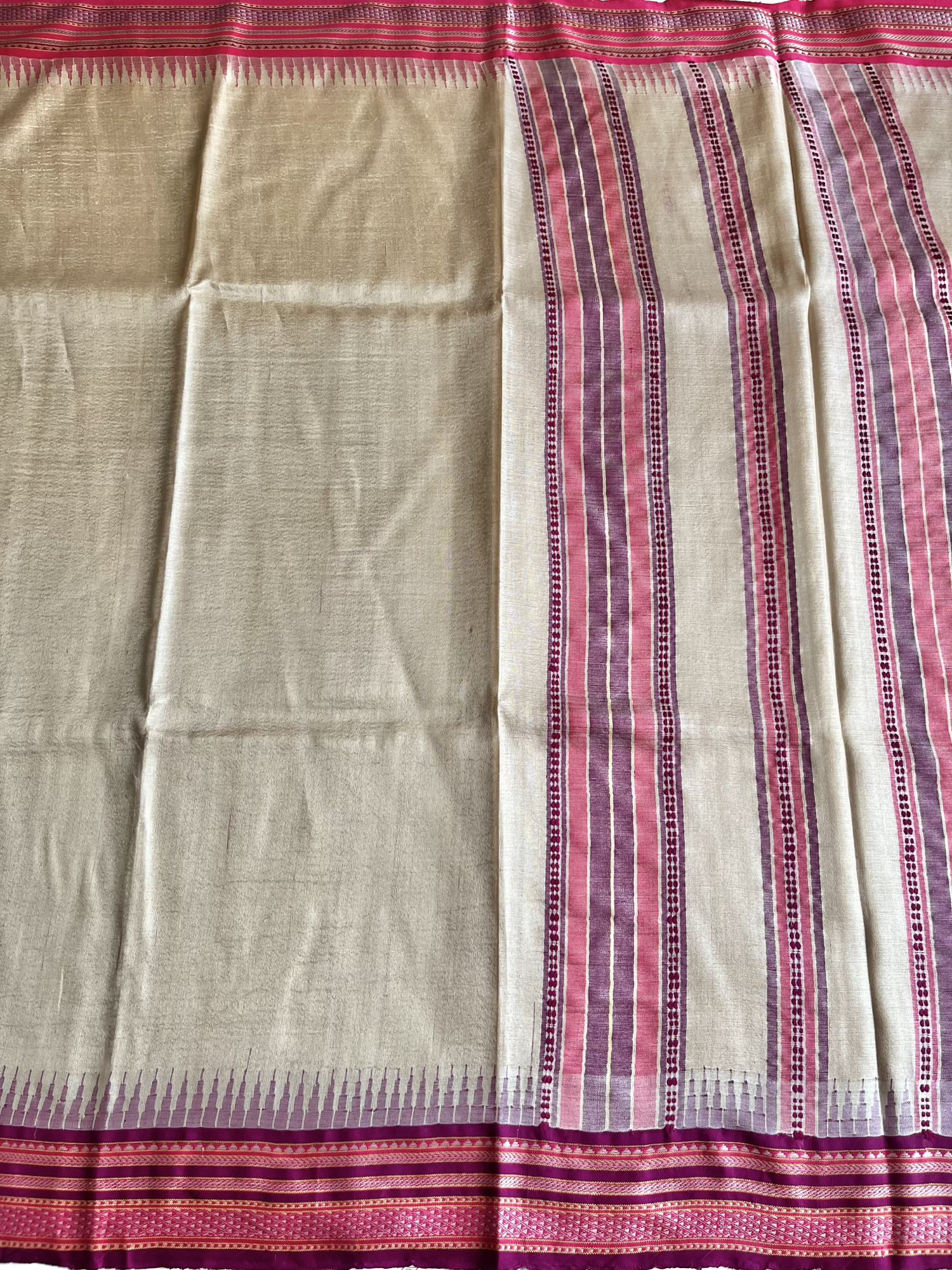 Vidarbha Tussar handloom saree