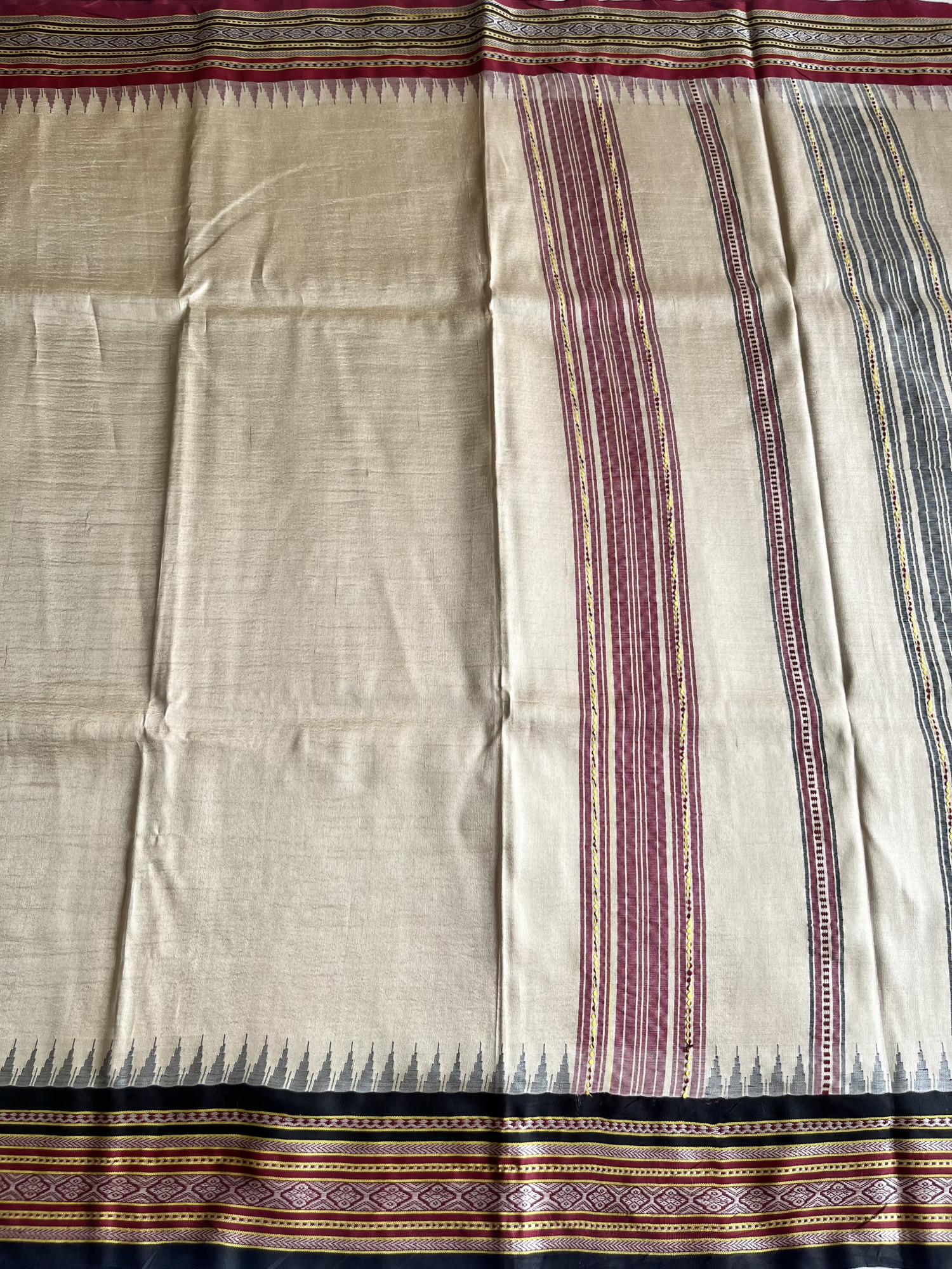 Vidarbha Tussar handloom saree