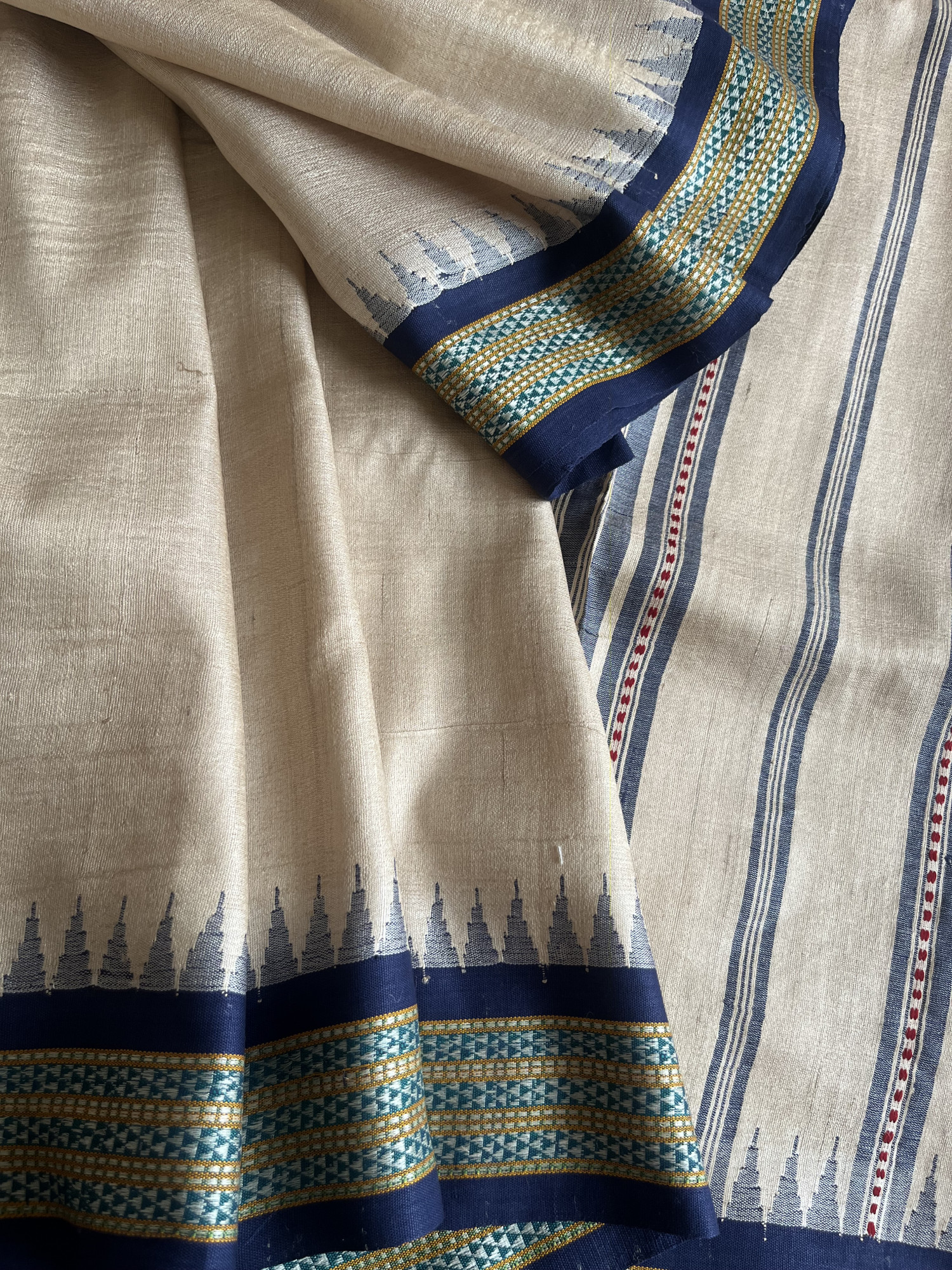 Vidarbha Tussar handloom saree