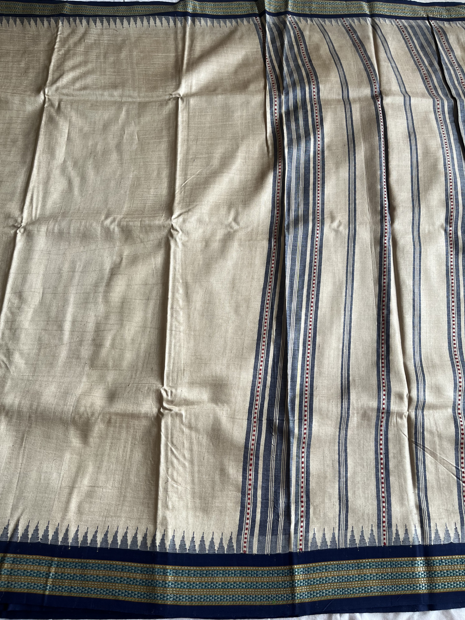 Vidarbha Tussar handloom saree