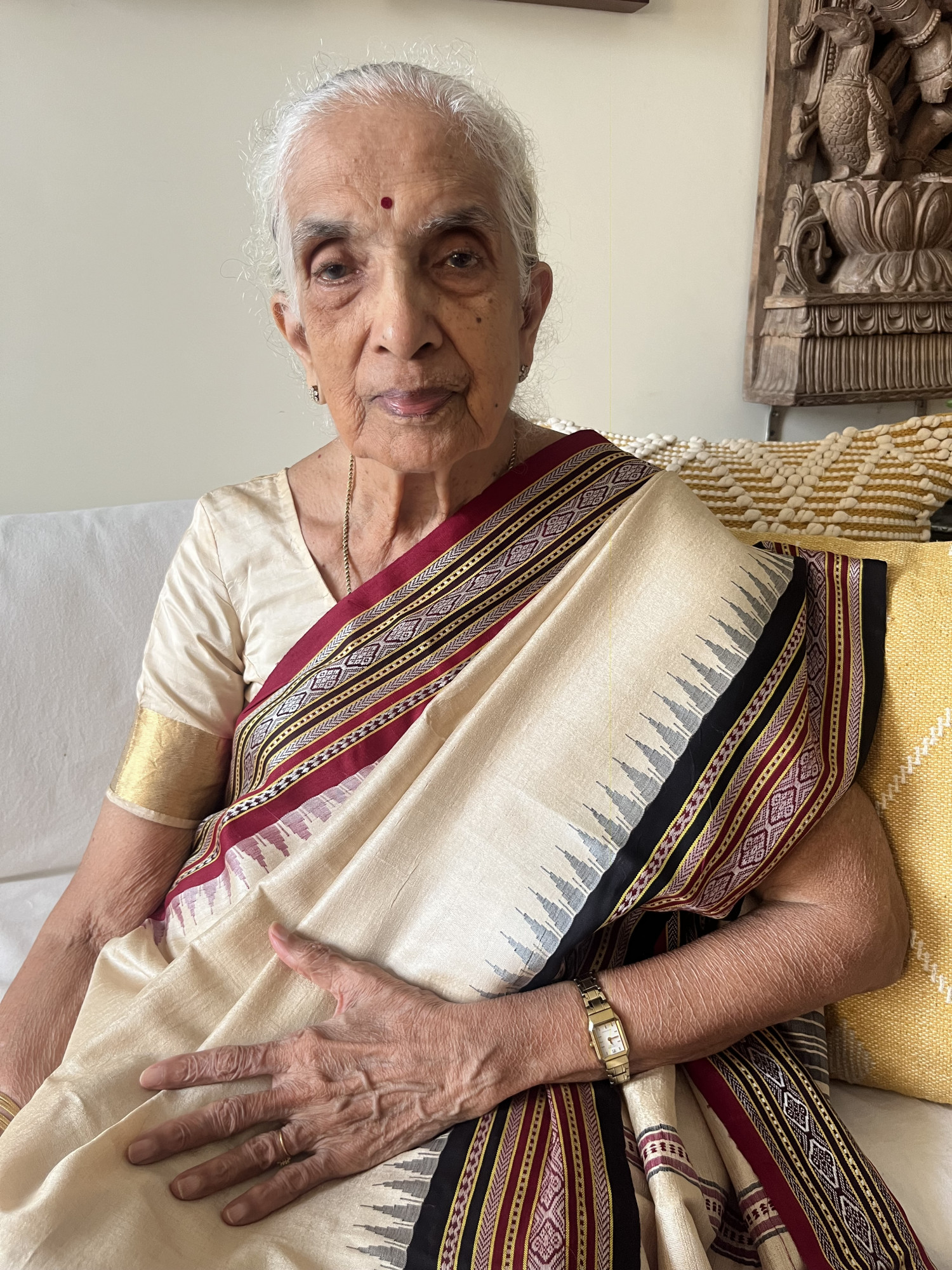 Vidarbha Tussar handloom saree