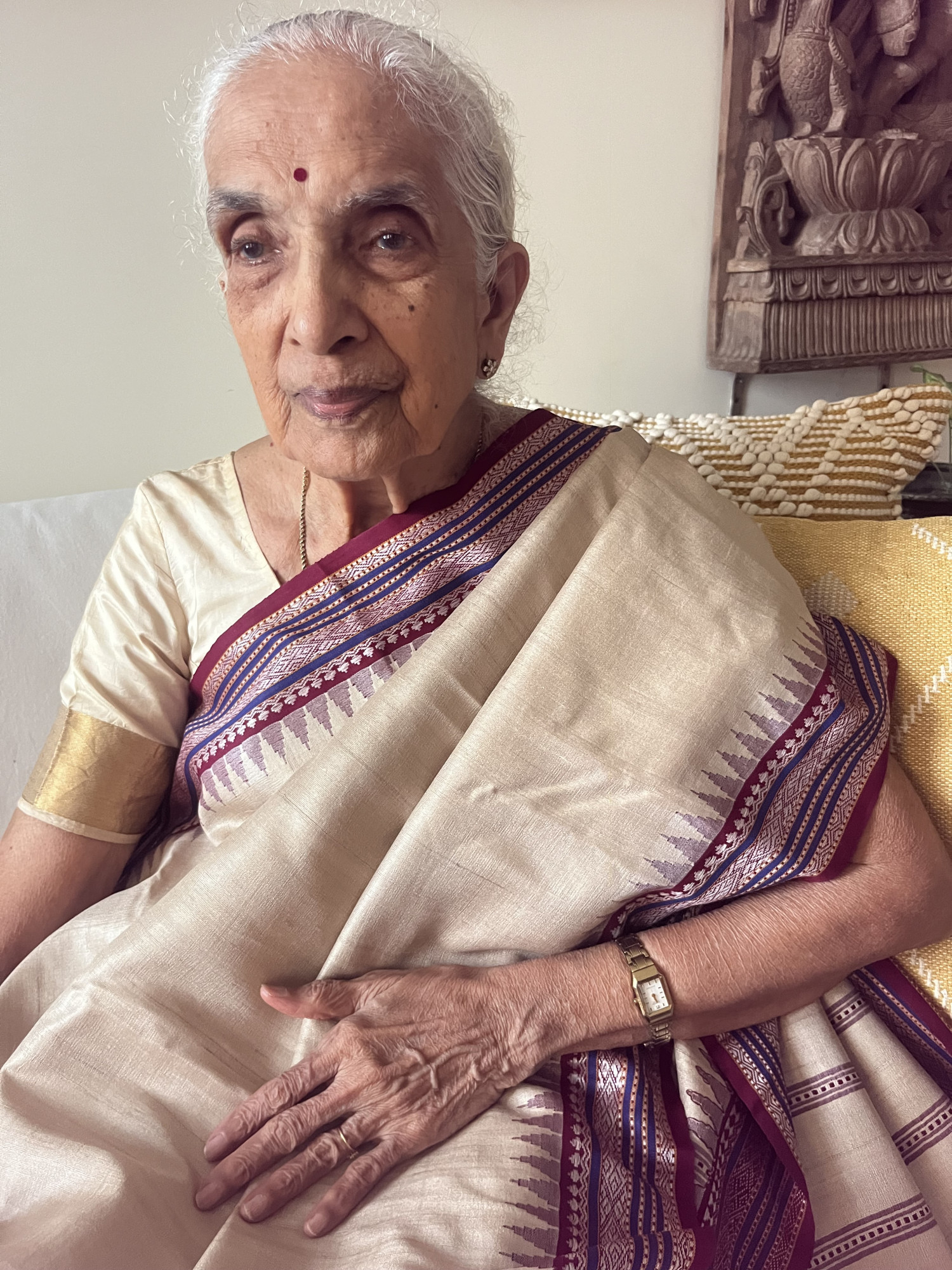 Vidarbha Tussar handloom saree