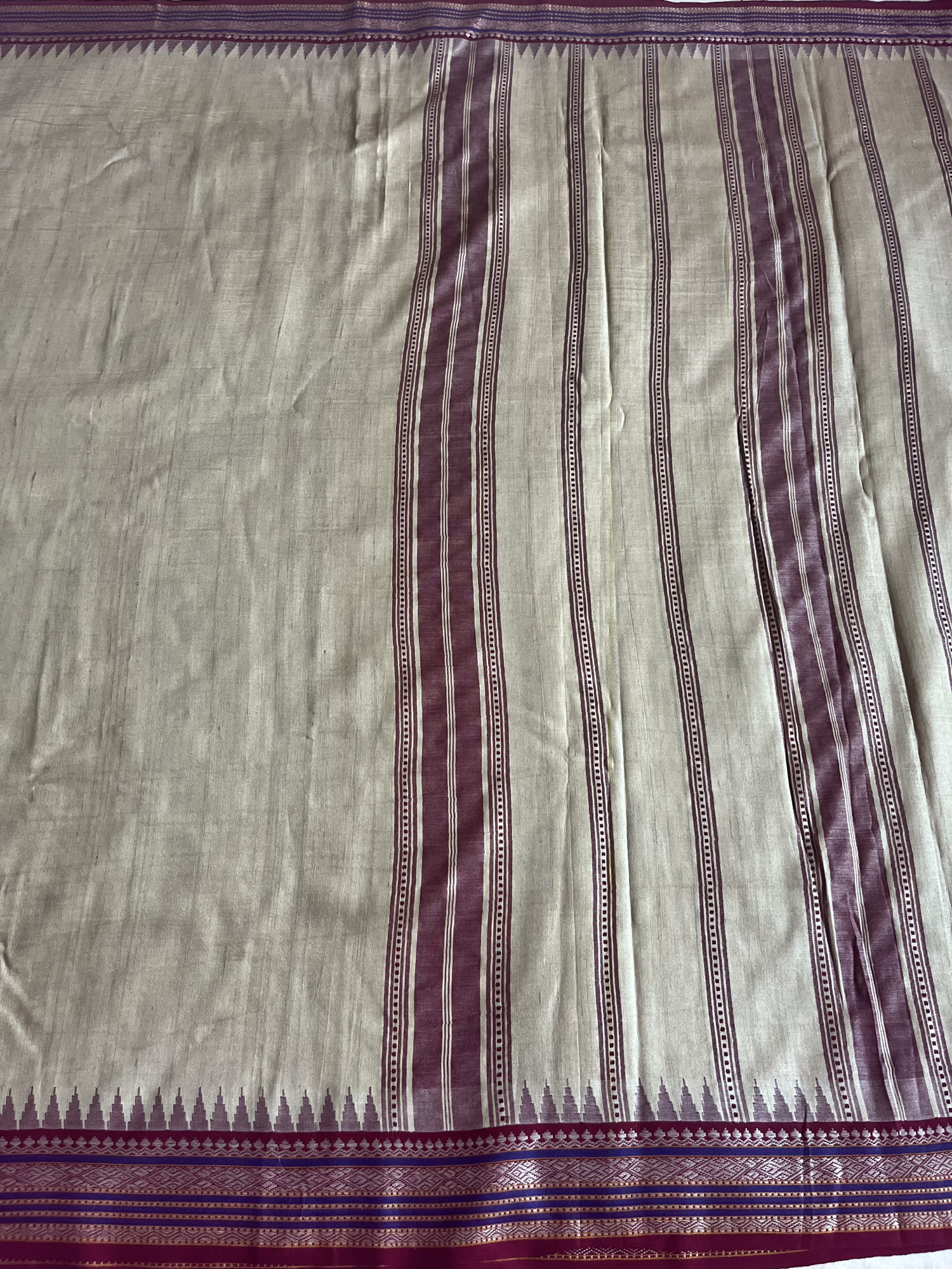 Vidarbha Tussar handloom saree