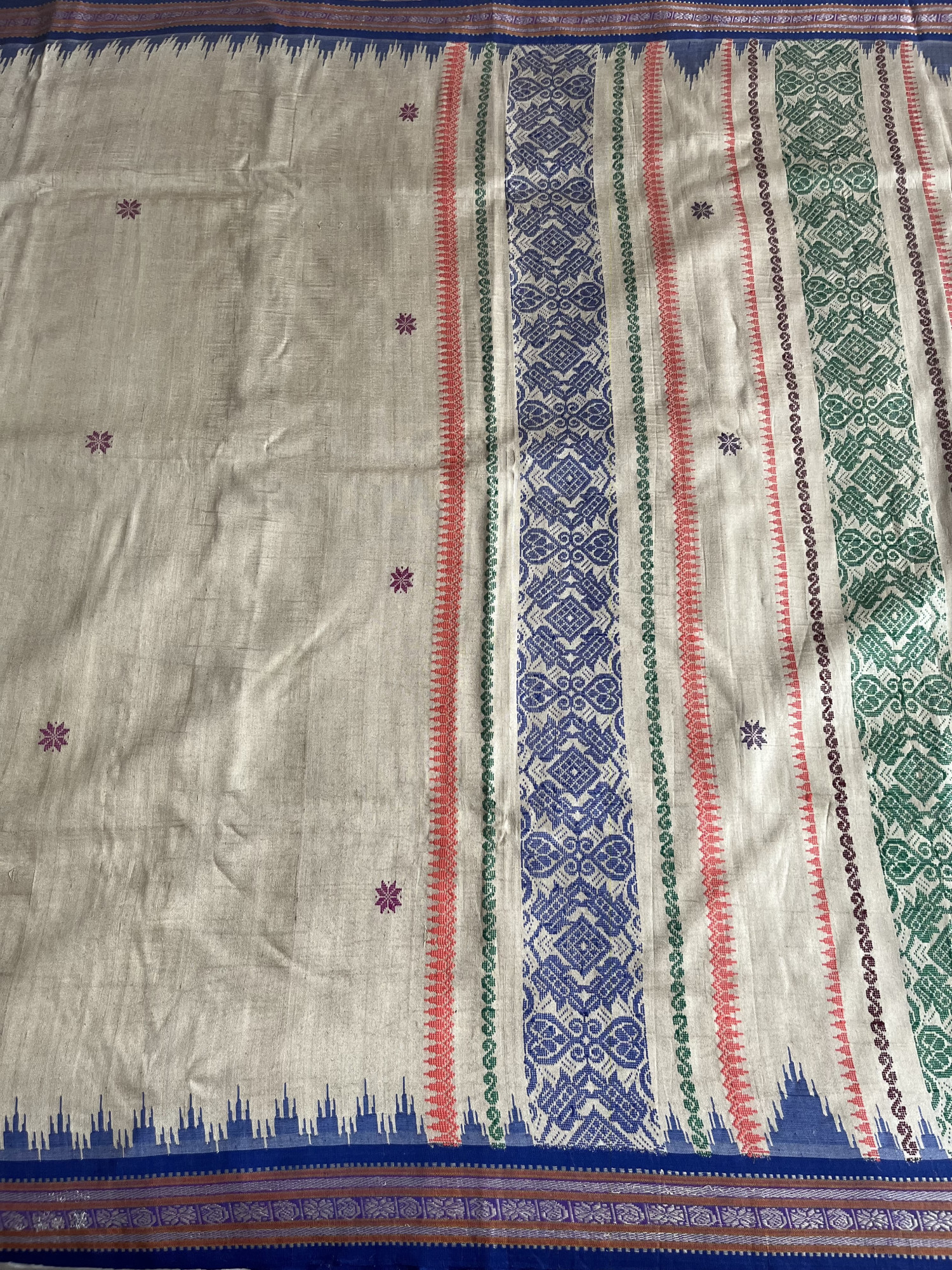 Vidarbha Tussar handloom saree