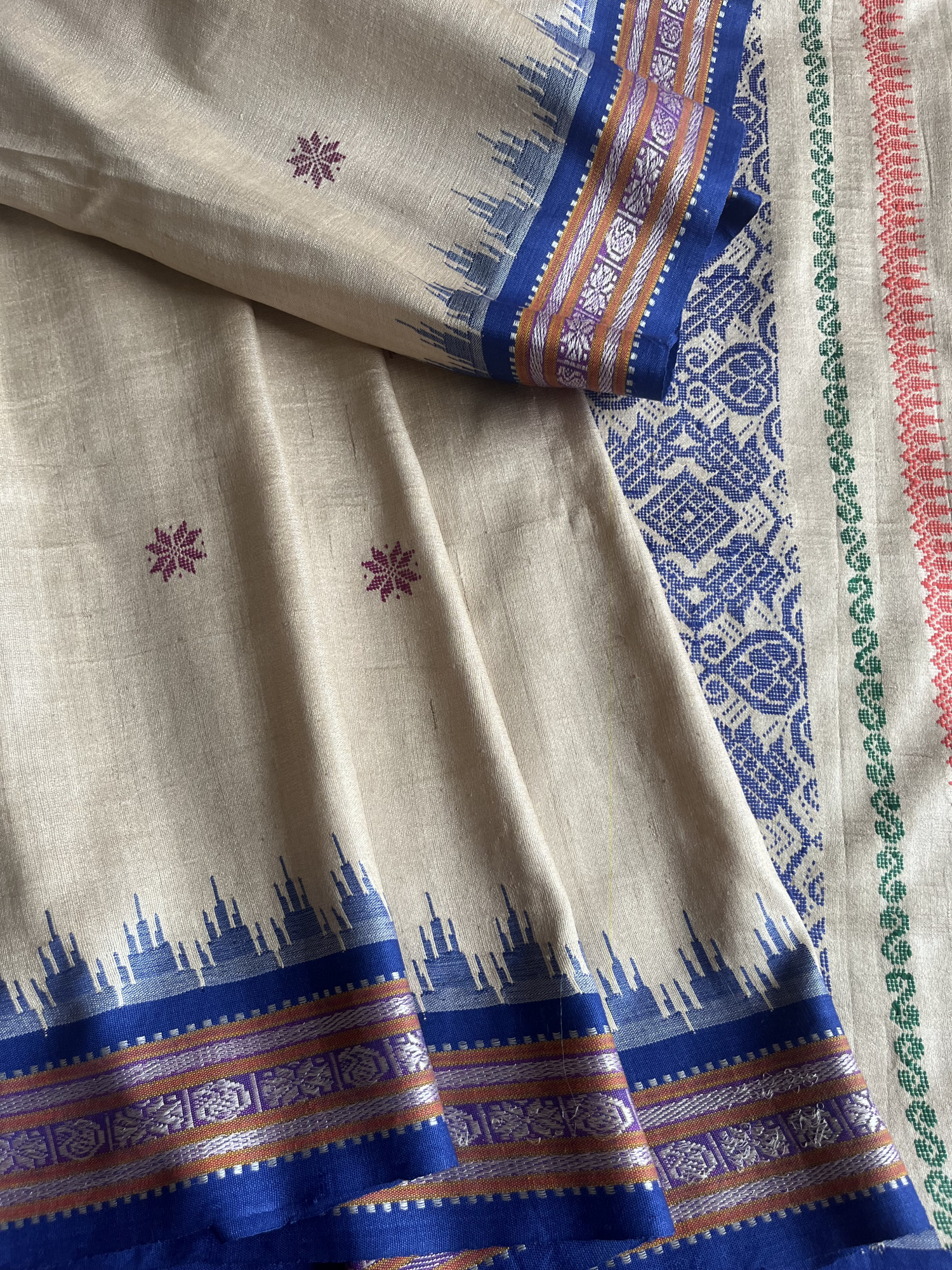 Vidarbha Tussar handloom saree