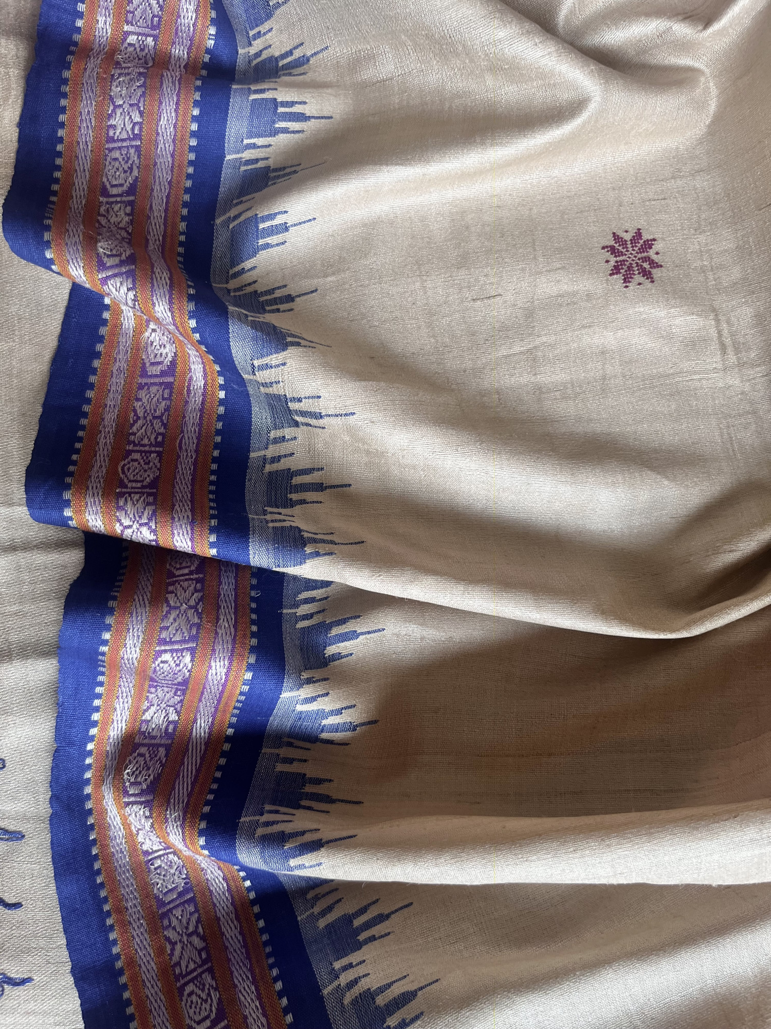 Vidarbha Tussar handloom saree
