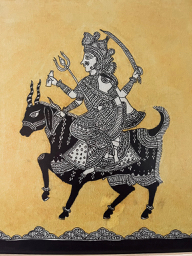 Mata-ni-Pachedi painting Meldi Mata
