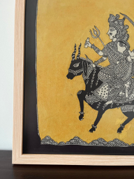 Mata-ni-Pachedi painting Meldi Mata