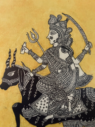 Mata-ni-Pachedi painting Meldi Mata