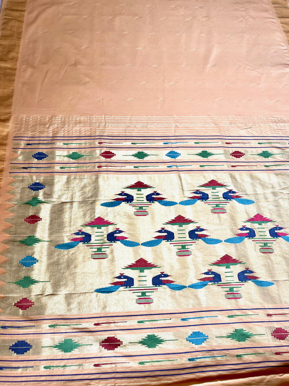 Paithani cotton handloom saree