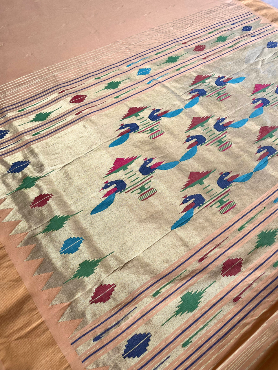 Paithani cotton handloom saree