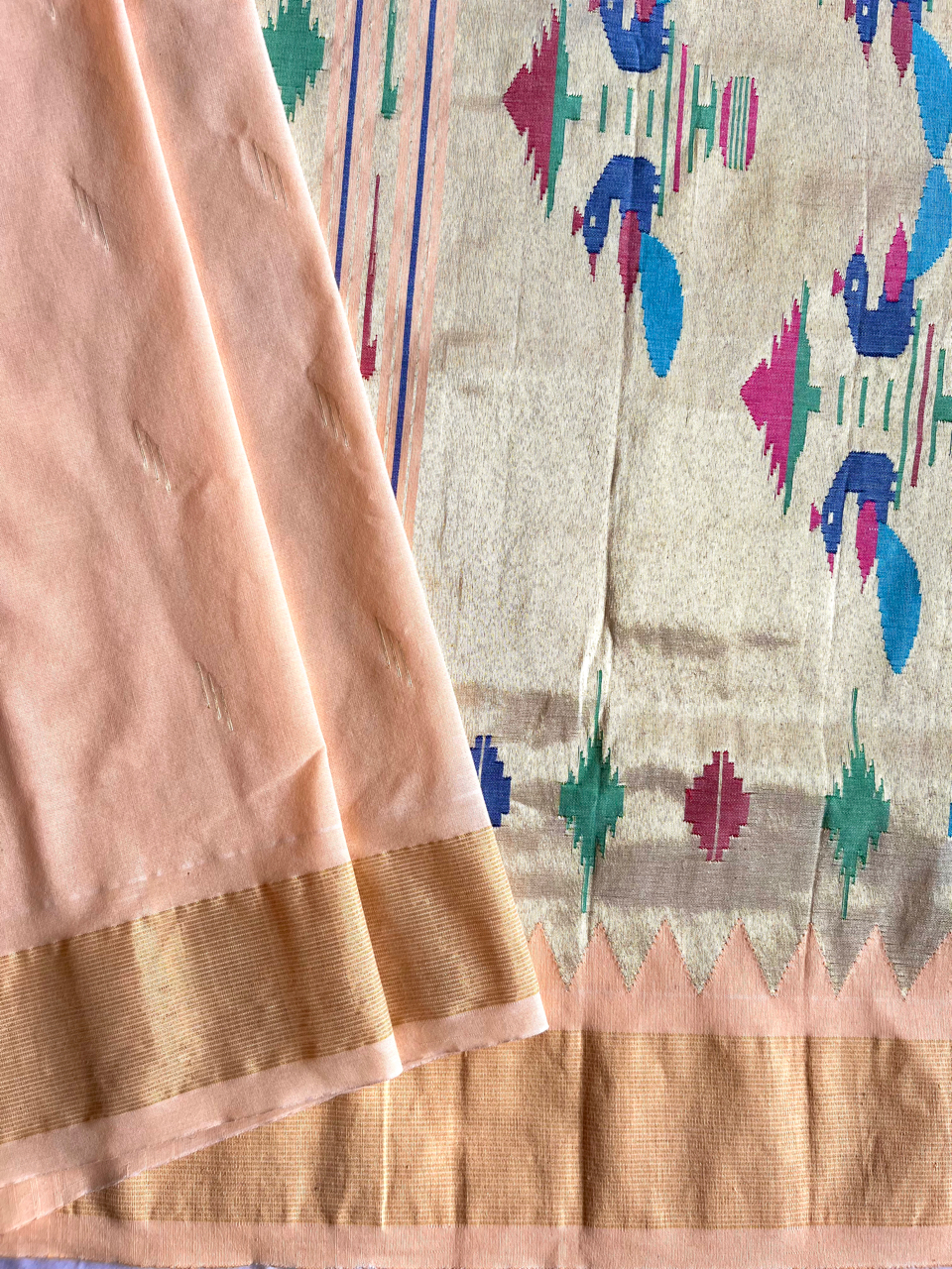 Paithani cotton handloom saree