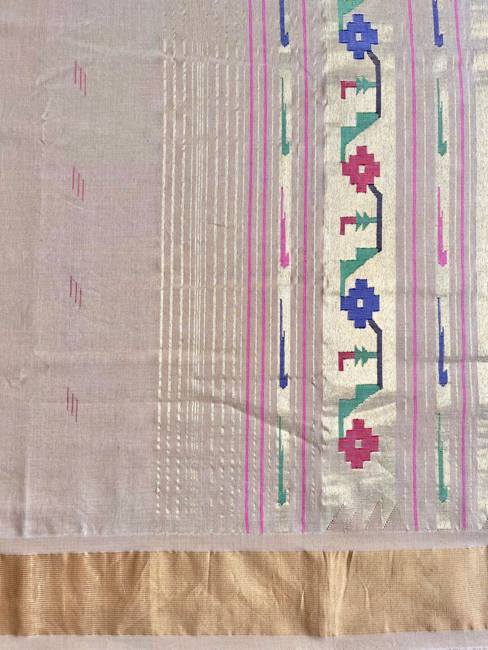 Paithani cotton handloom saree