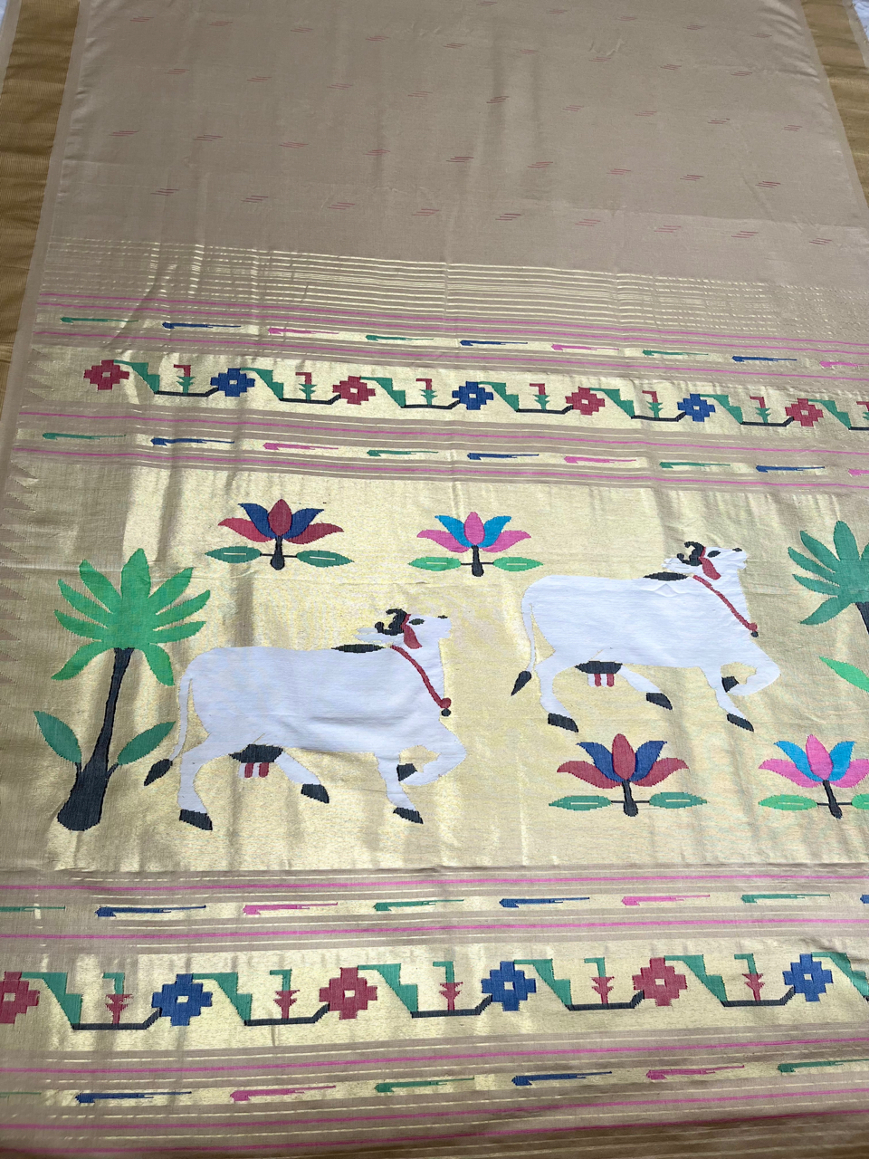 Paithani cotton handloom saree