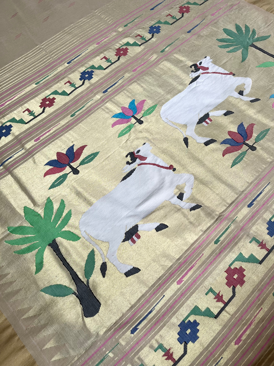 Paithani cotton handloom saree