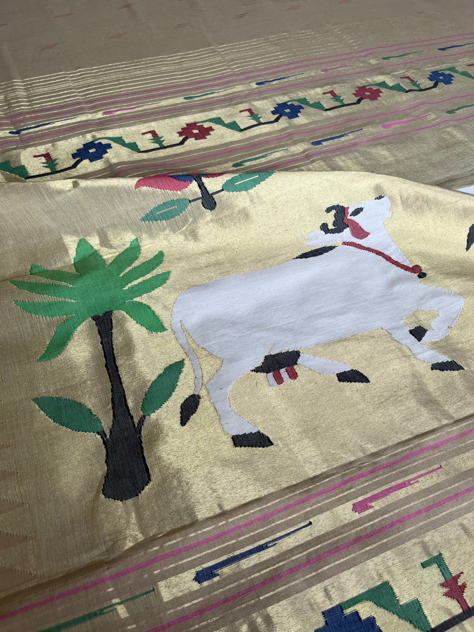 Paithani cotton handloom saree