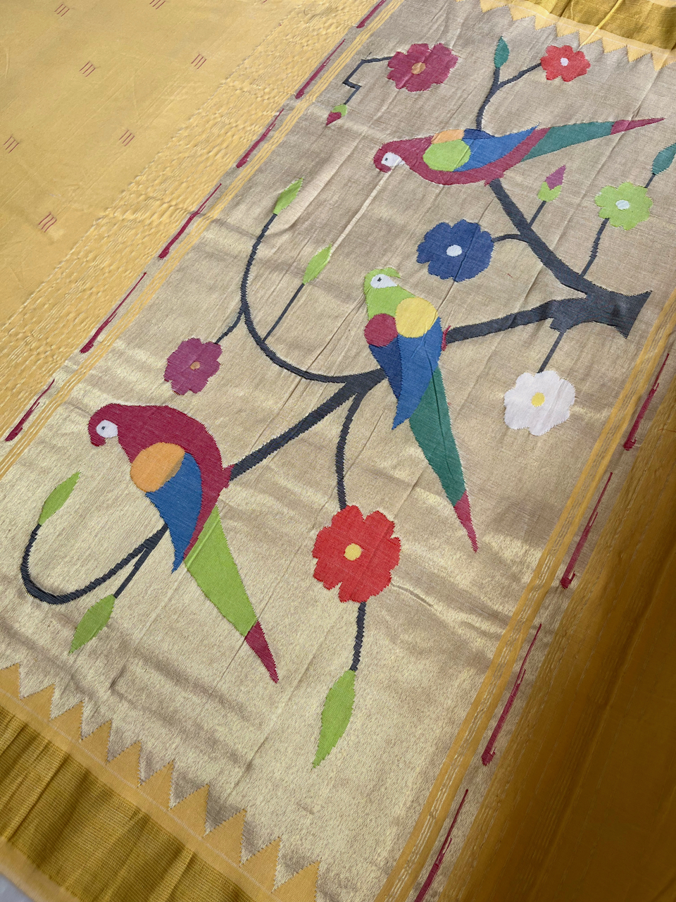 Paithani cotton handloom saree