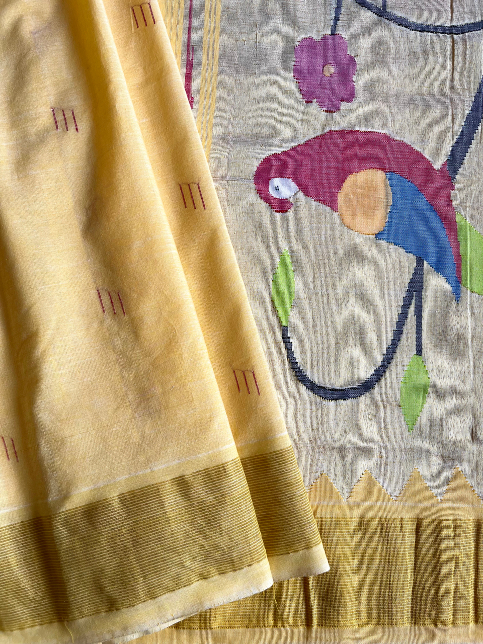 Paithani cotton handloom saree