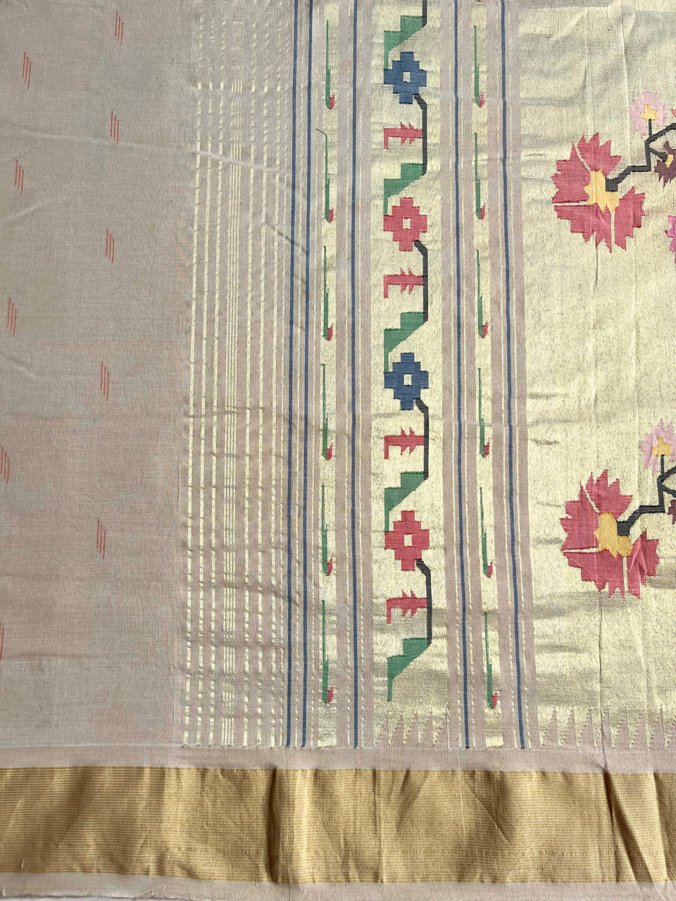 Paithani cotton handloom saree