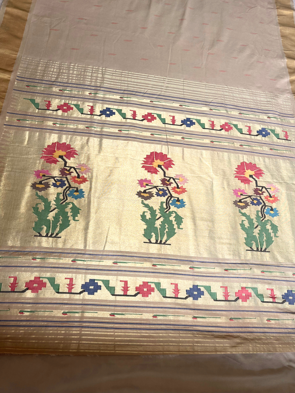 Paithani cotton handloom saree