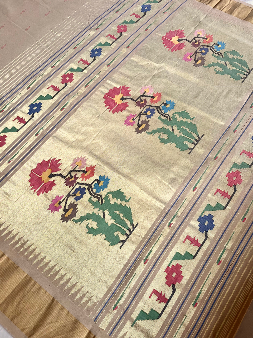 Paithani cotton handloom saree