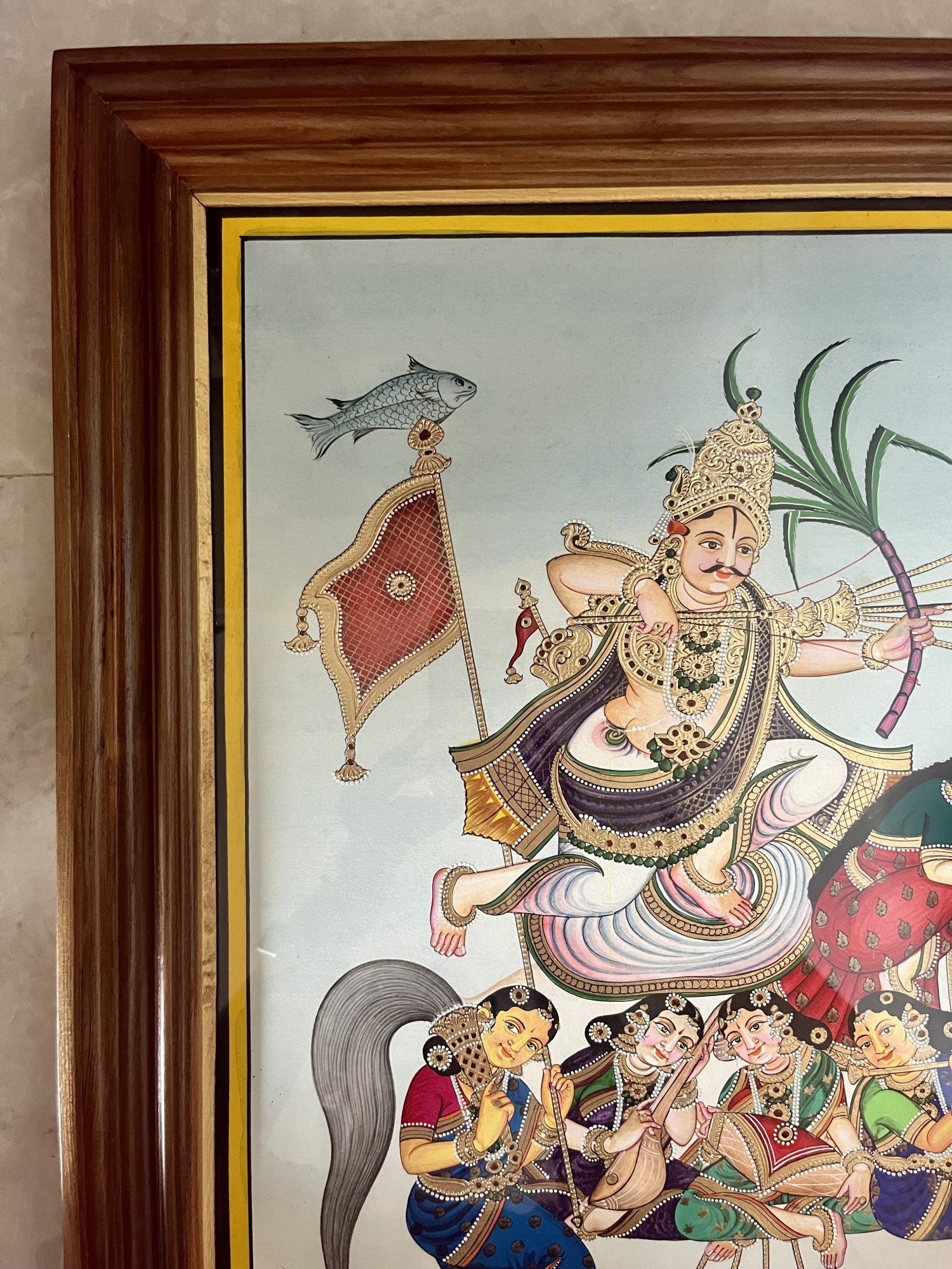 Mysuru Manmath painting Rati and Manmath set