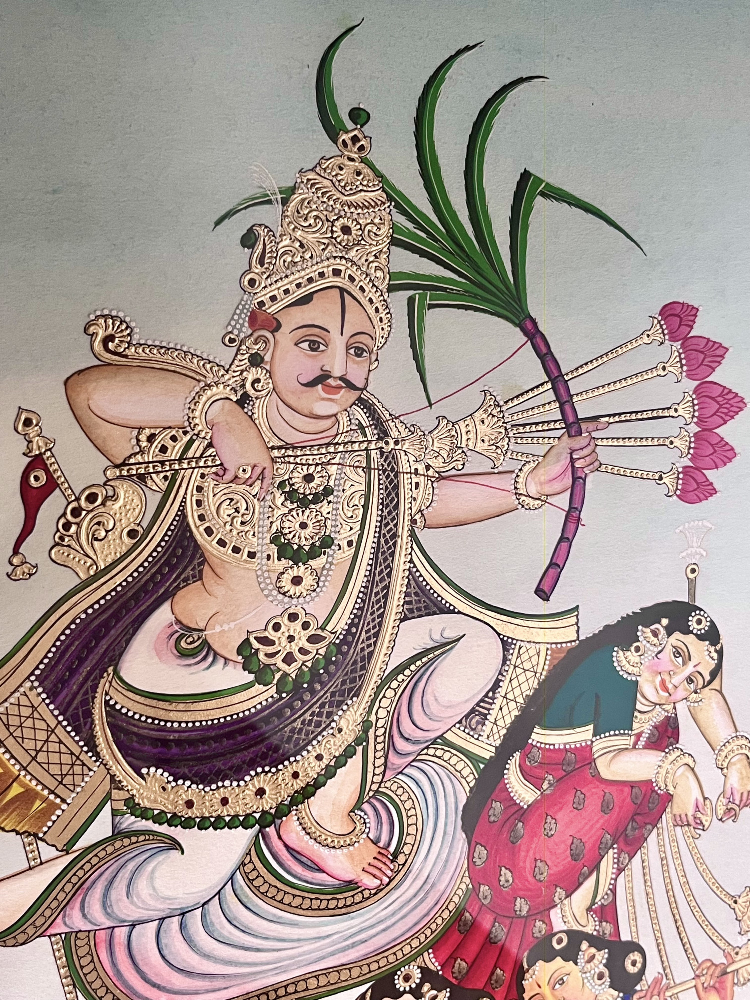 Mysuru Manmath painting Rati and Manmath set