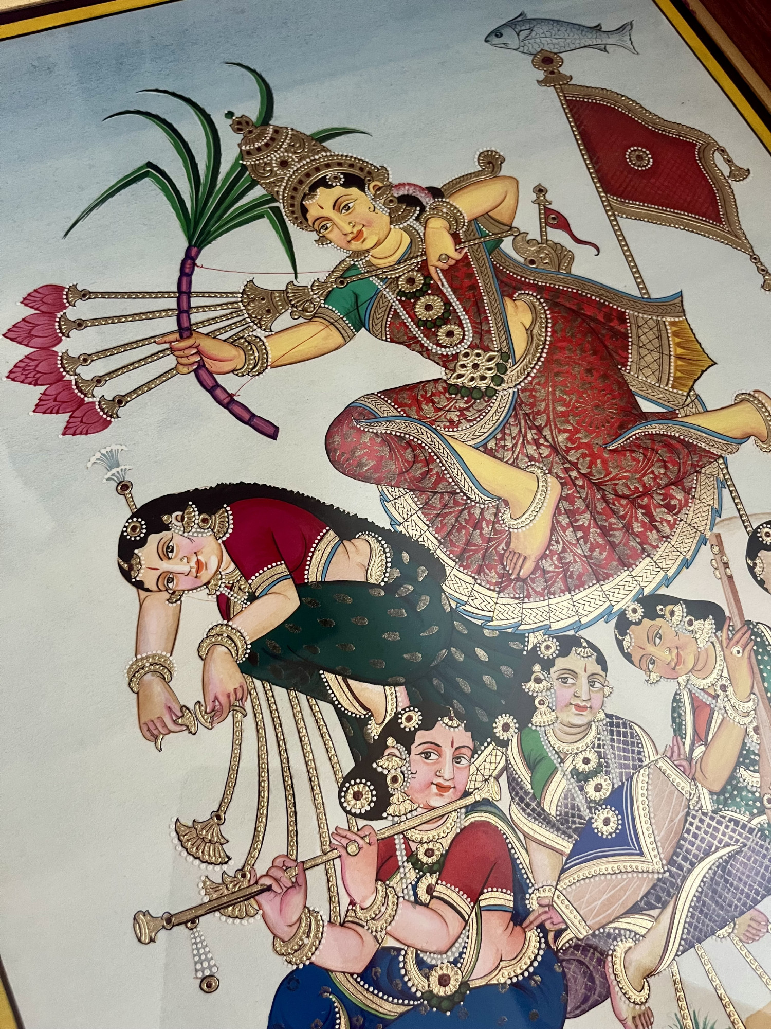 Mysuru Rati painting Rati and Manmath set