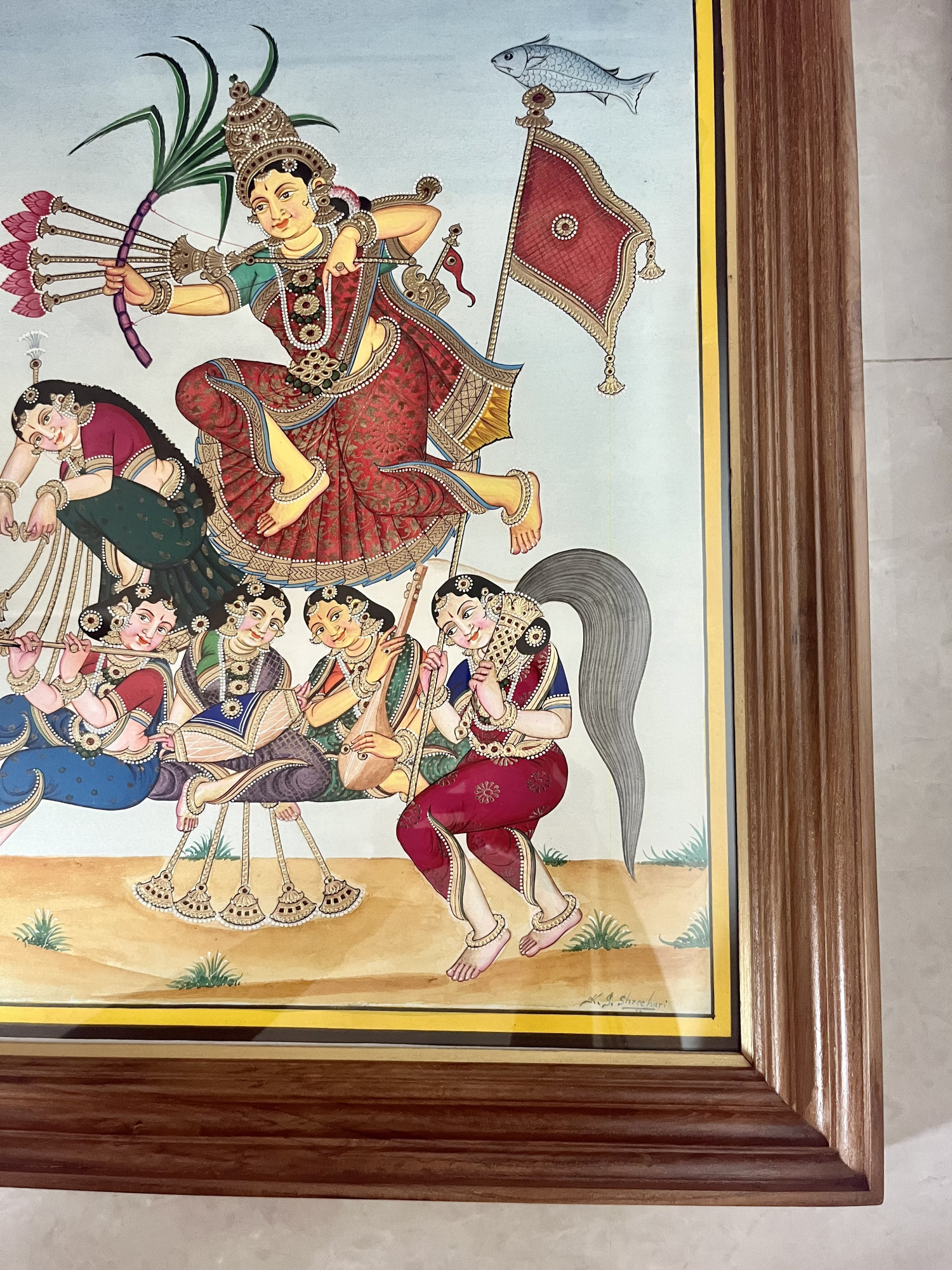 Mysuru Rati painting Rati and Manmath set