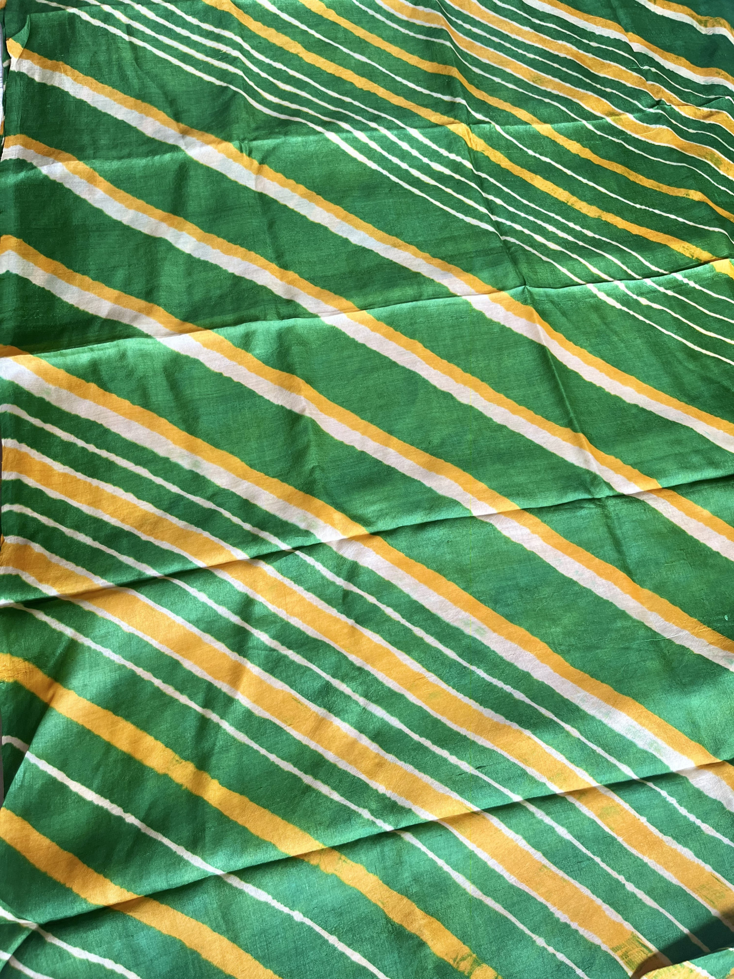 Leheriya Tussar silk saree
