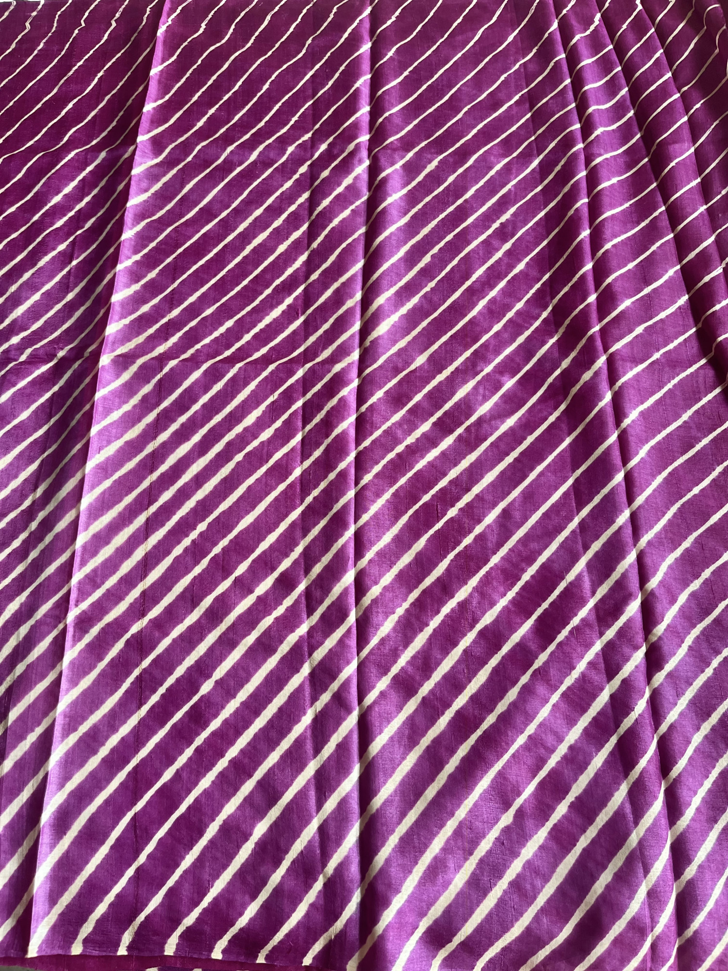 Leheriya Tussar silk saree