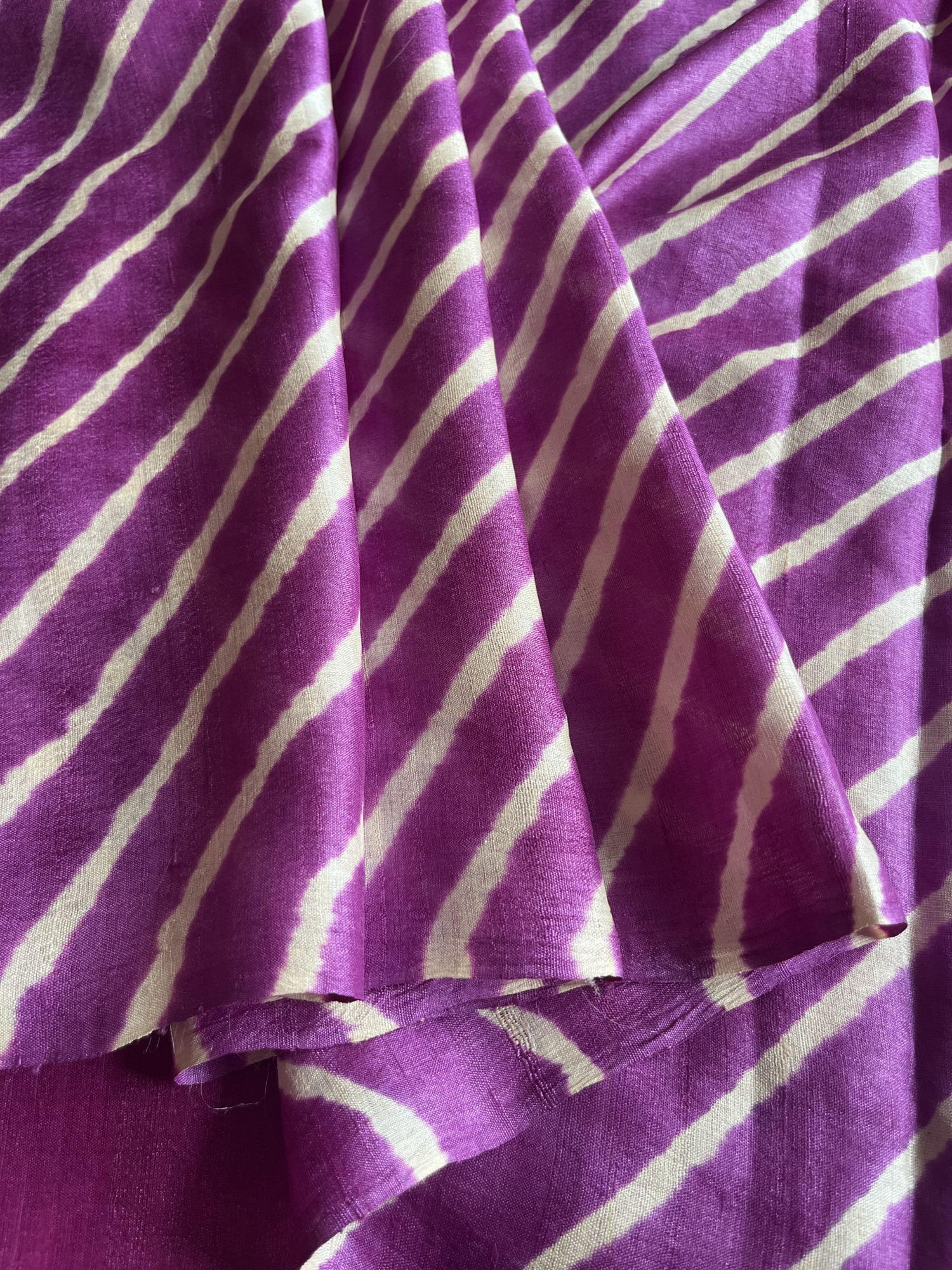 Leheriya Tussar silk saree