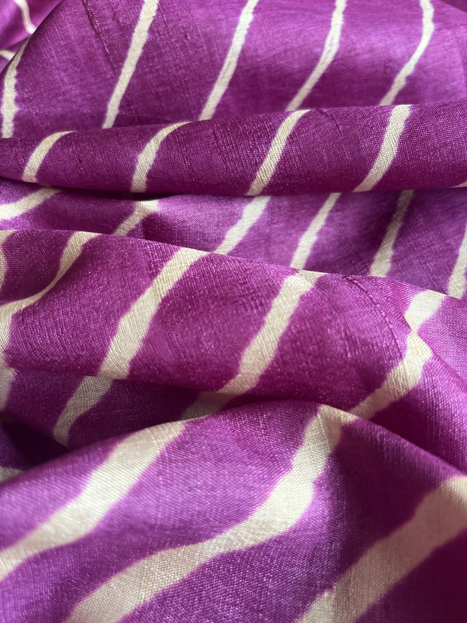 Leheriya Tussar silk saree