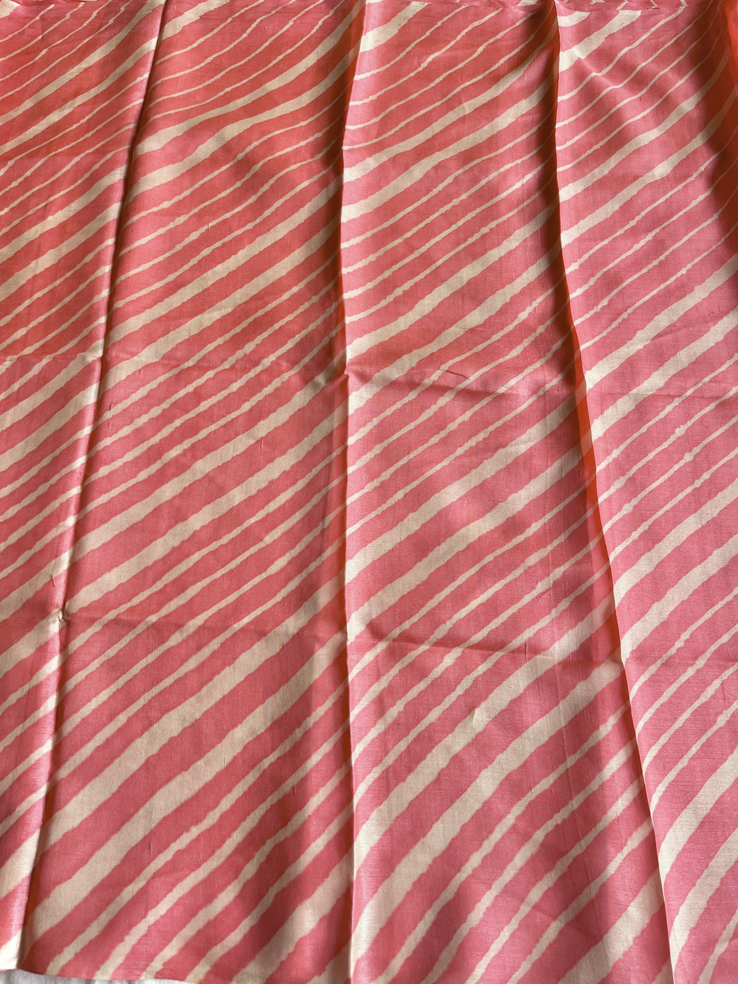 Leheriya Tussar silk saree