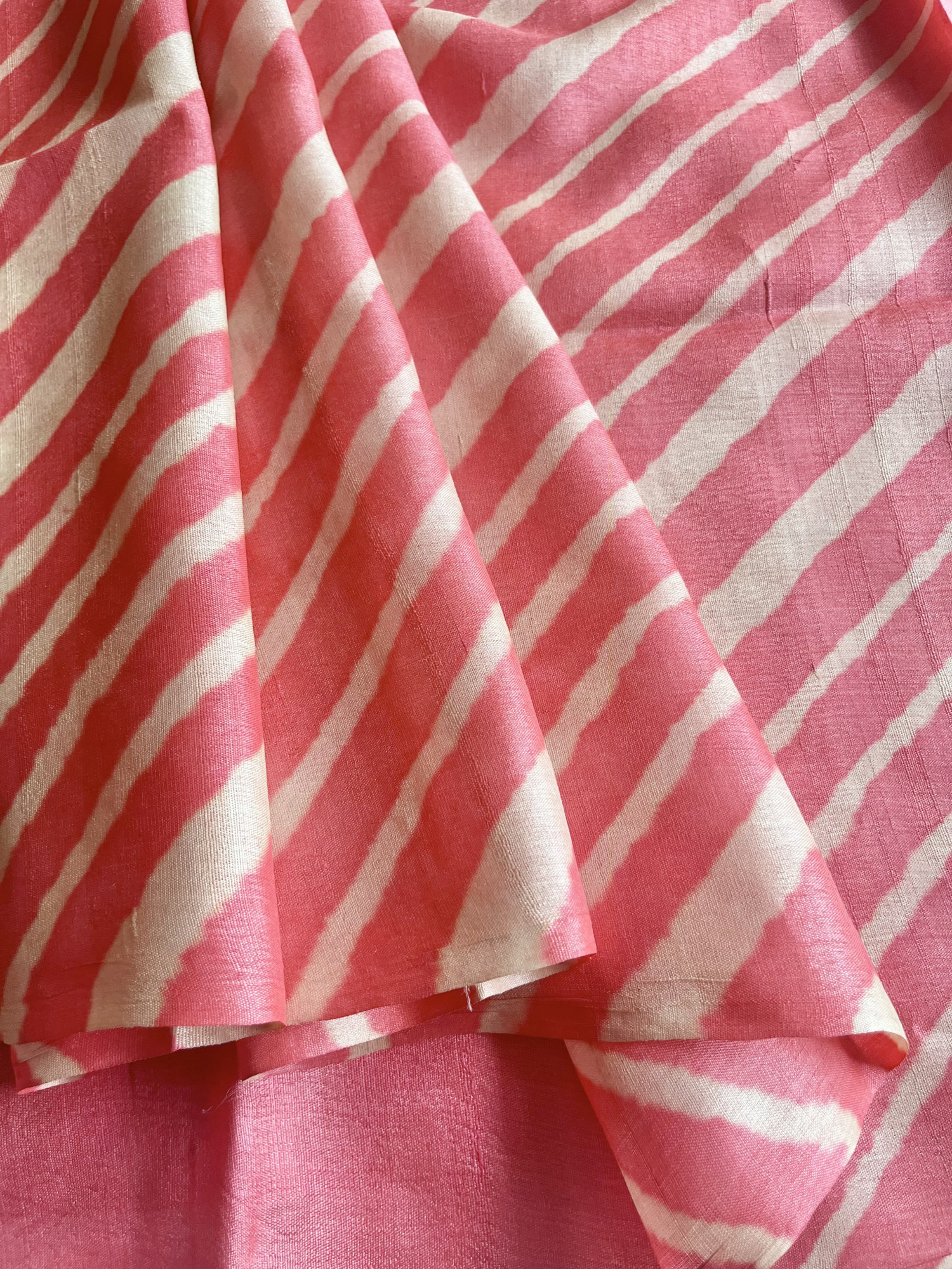 Leheriya Tussar silk saree
