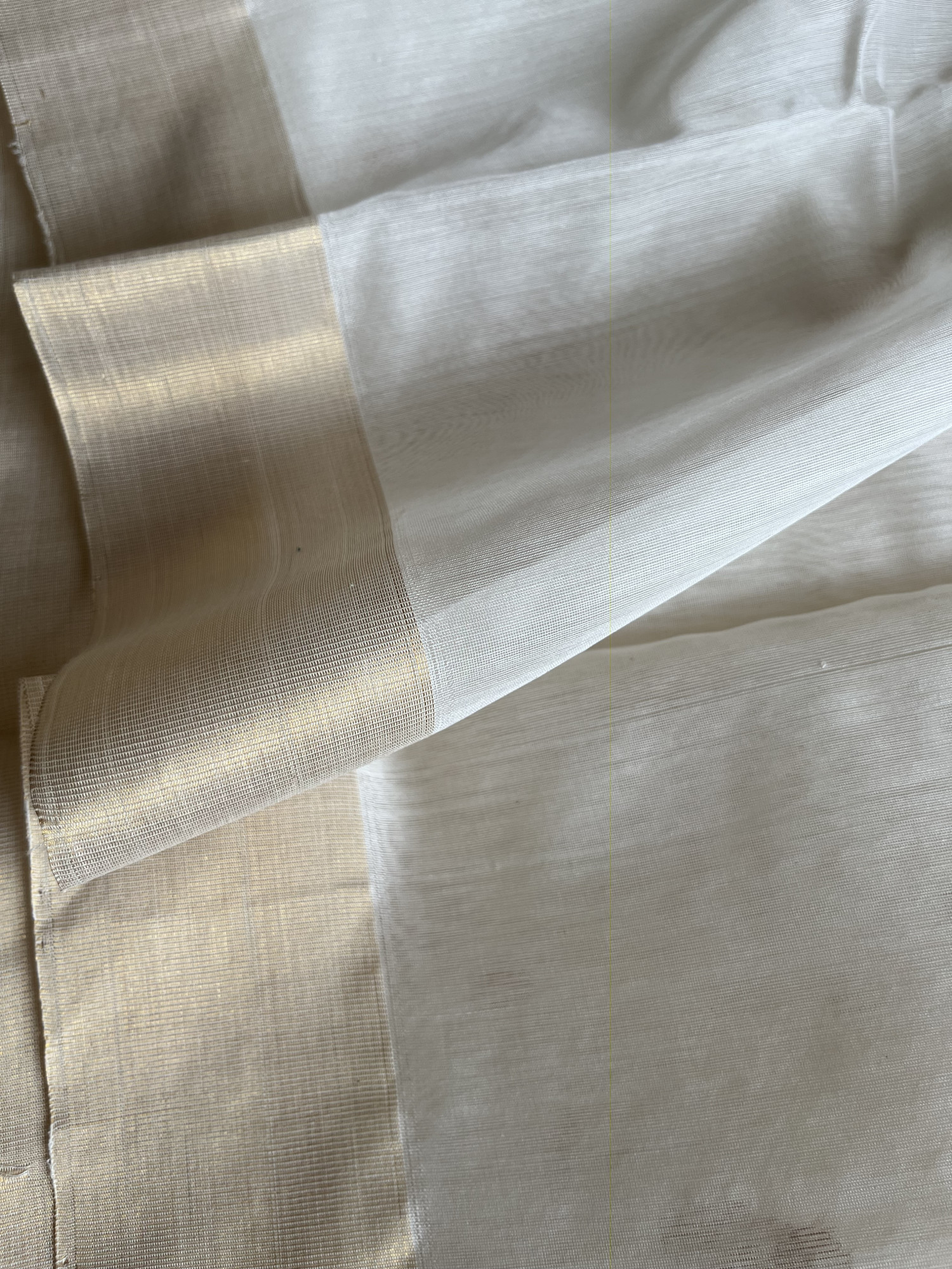 Chanderi cotton-silk handloom saree