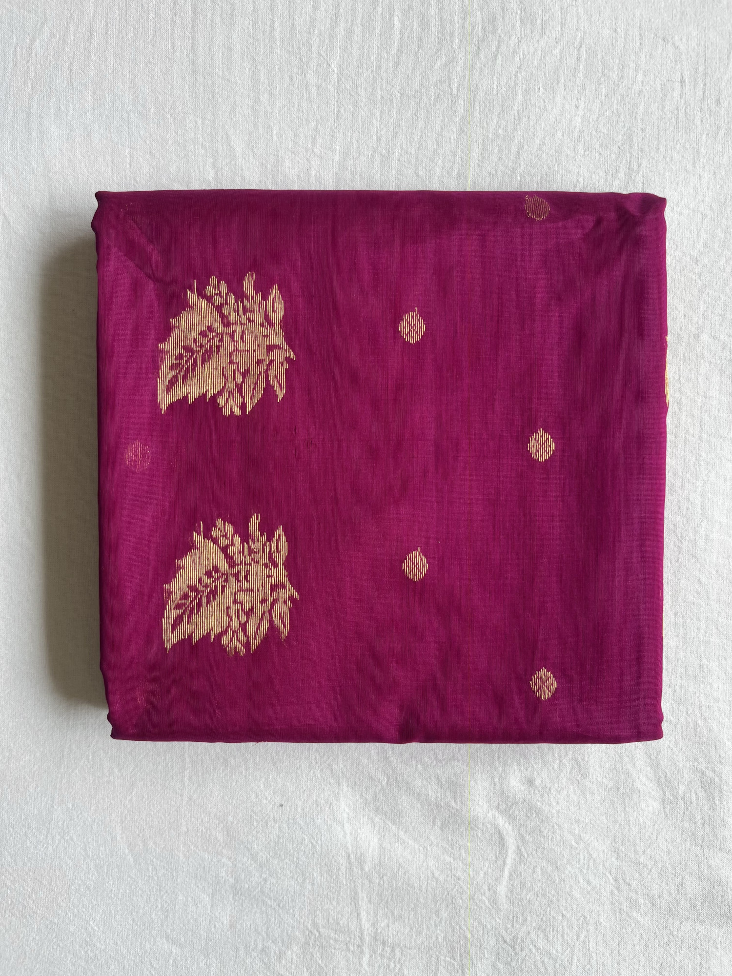Chanderi cotton-silk handloom saree