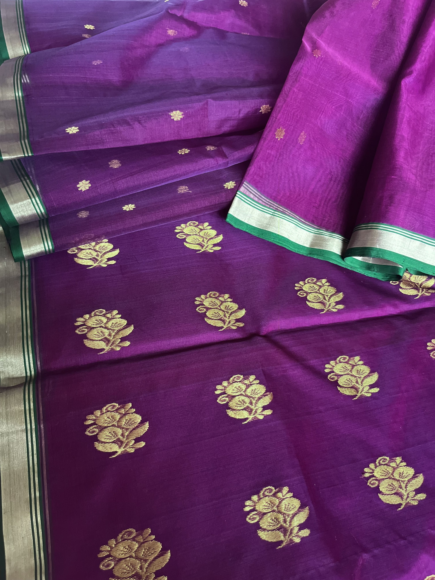 Chanderi organza handloom saree