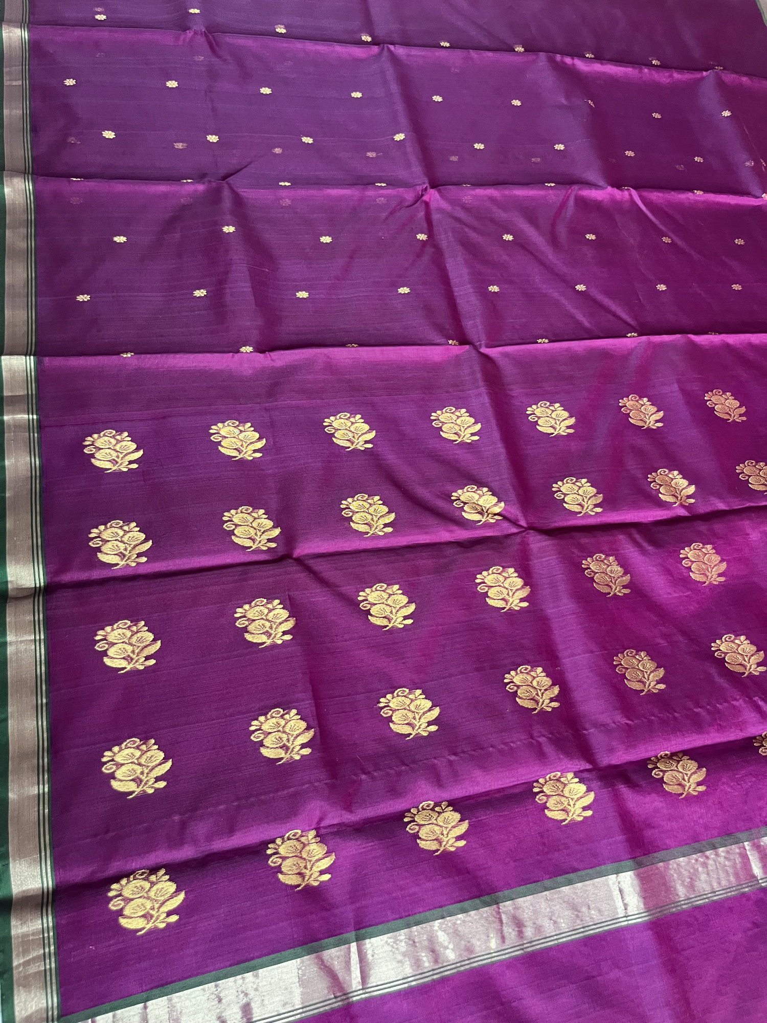 Chanderi organza handloom saree