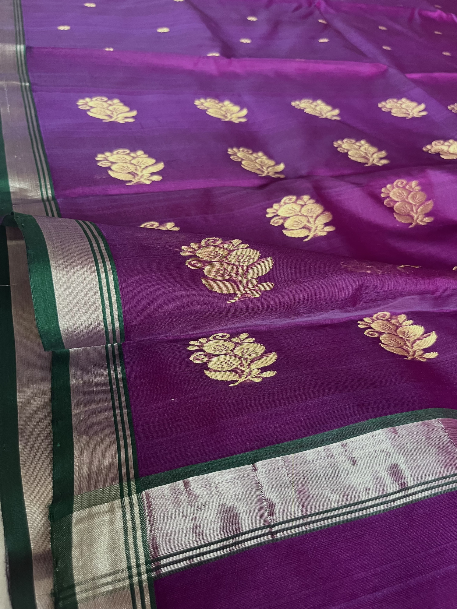 Chanderi organza handloom saree